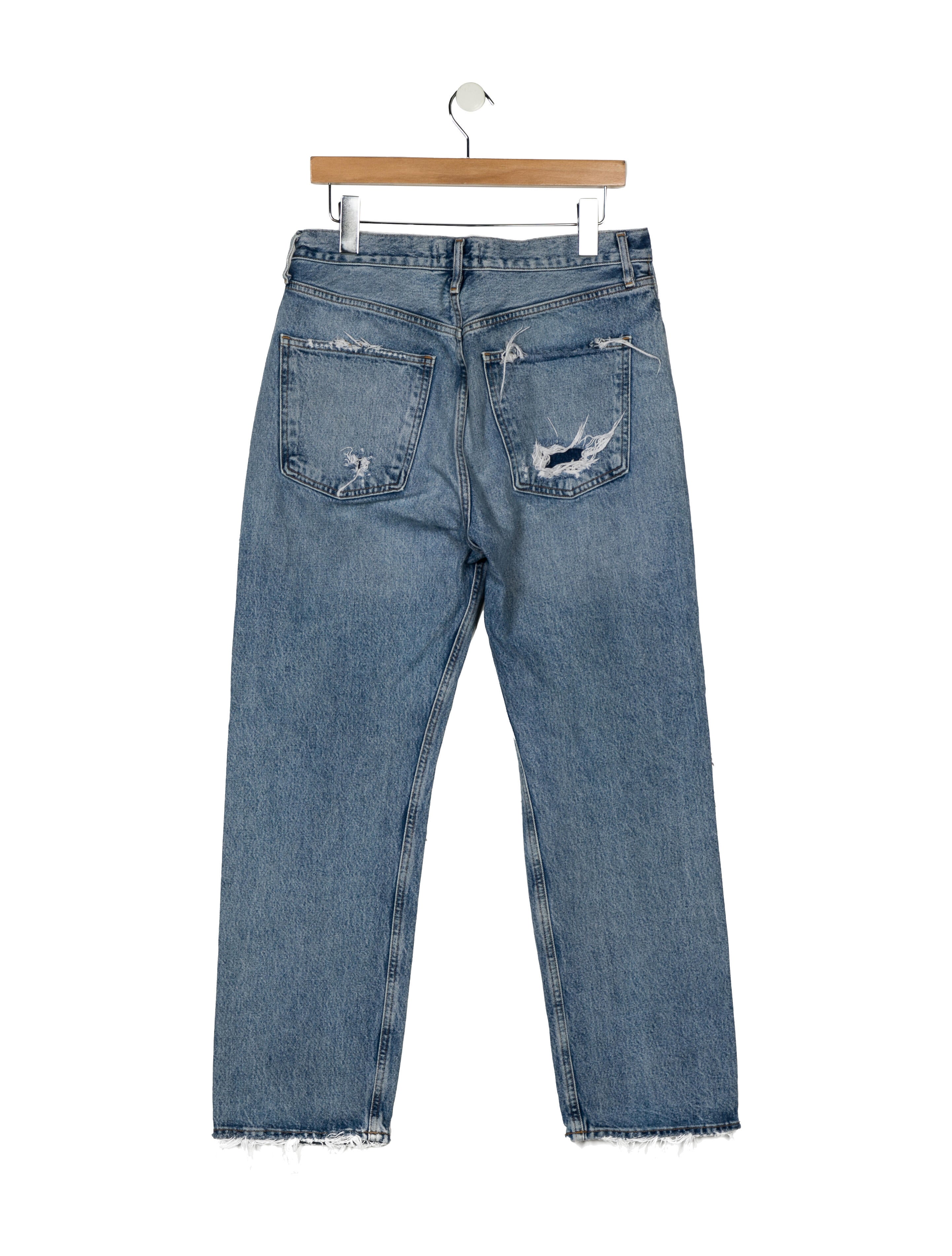 AGOLDE High-Rise Straight Leg Jeans