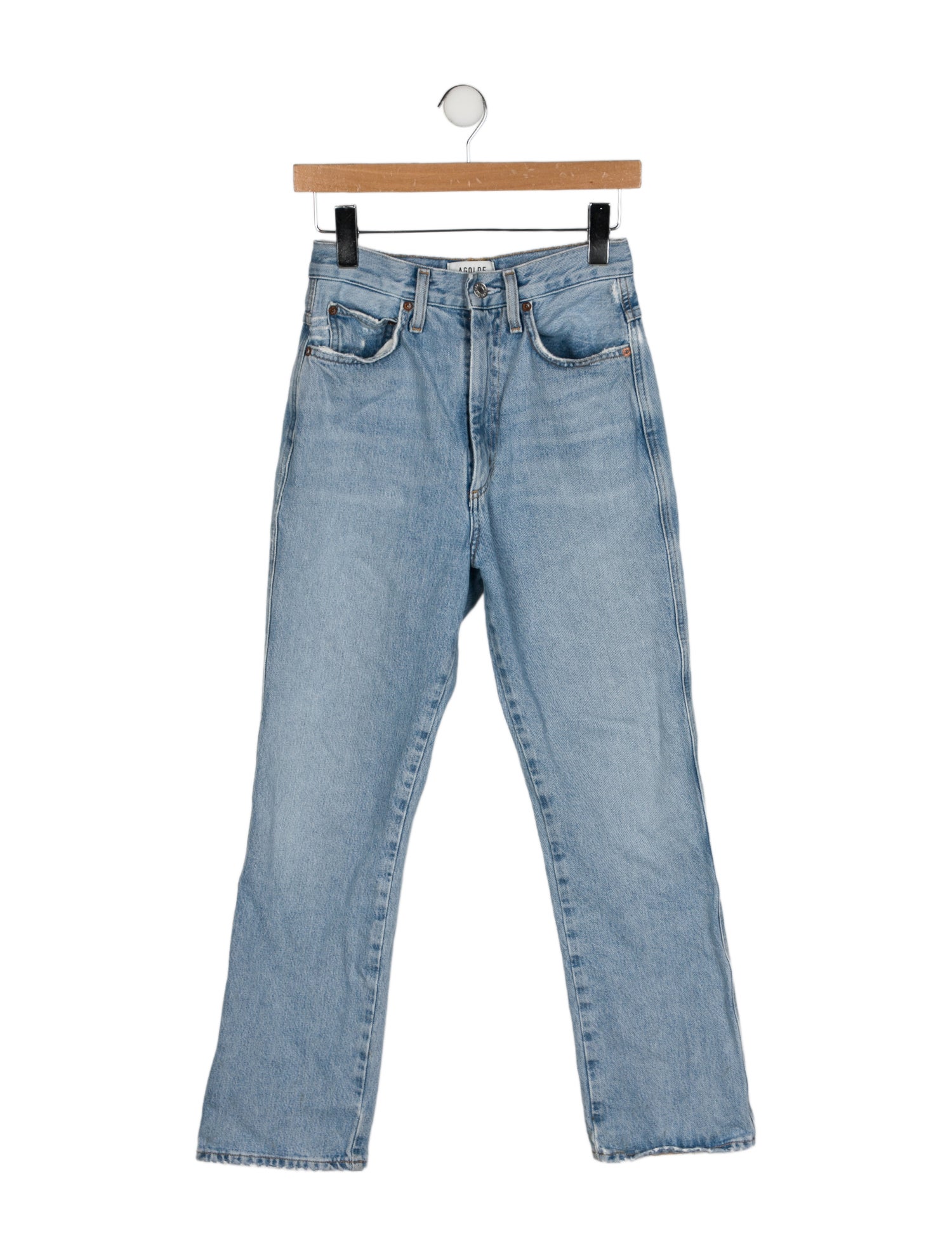 AGOLDE High-Rise Straight Leg Jeans