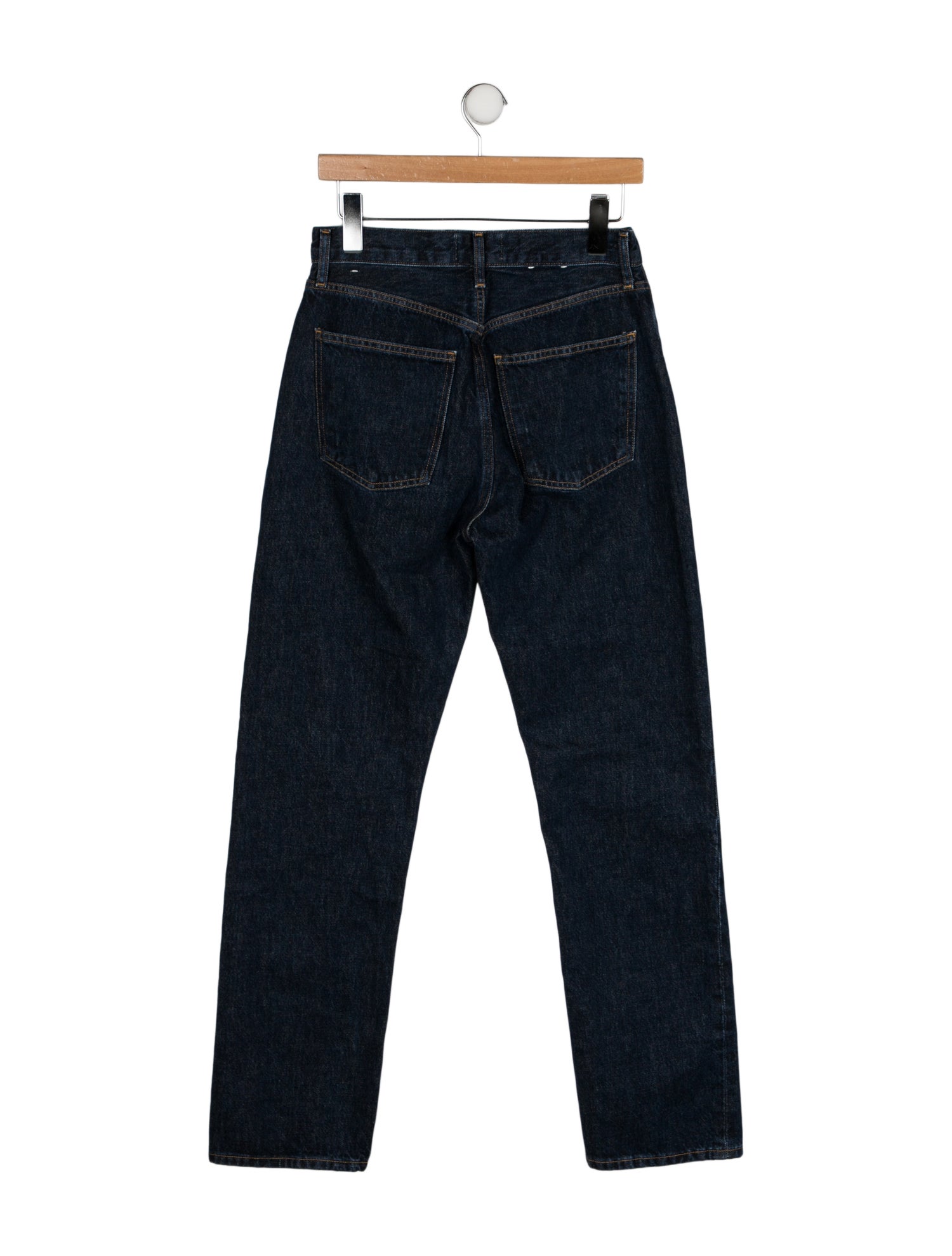AGOLDE Mid-Rise Straight Leg Jeans