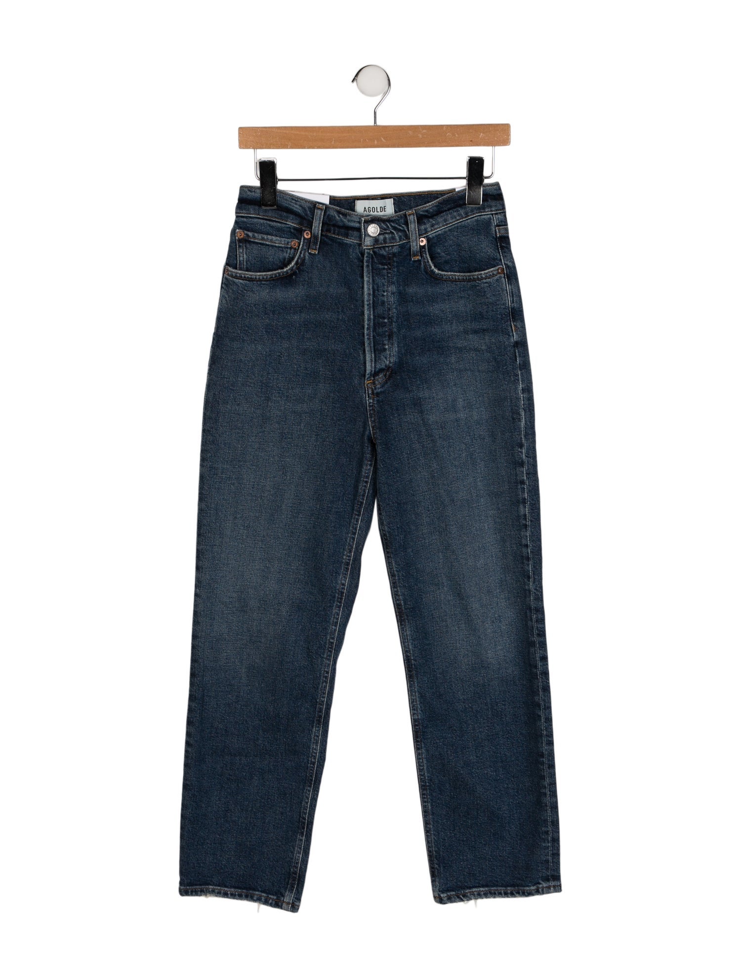 AGOLDE High-Rise Straight Leg Jeans