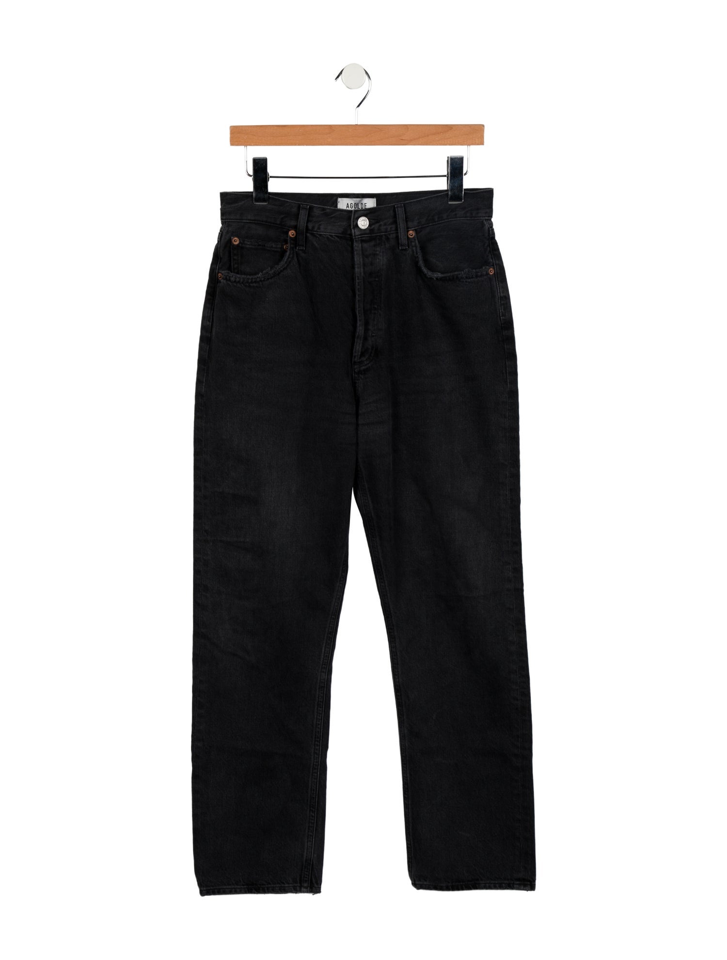 AGOLDE High-Rise Straight Leg Jeans
