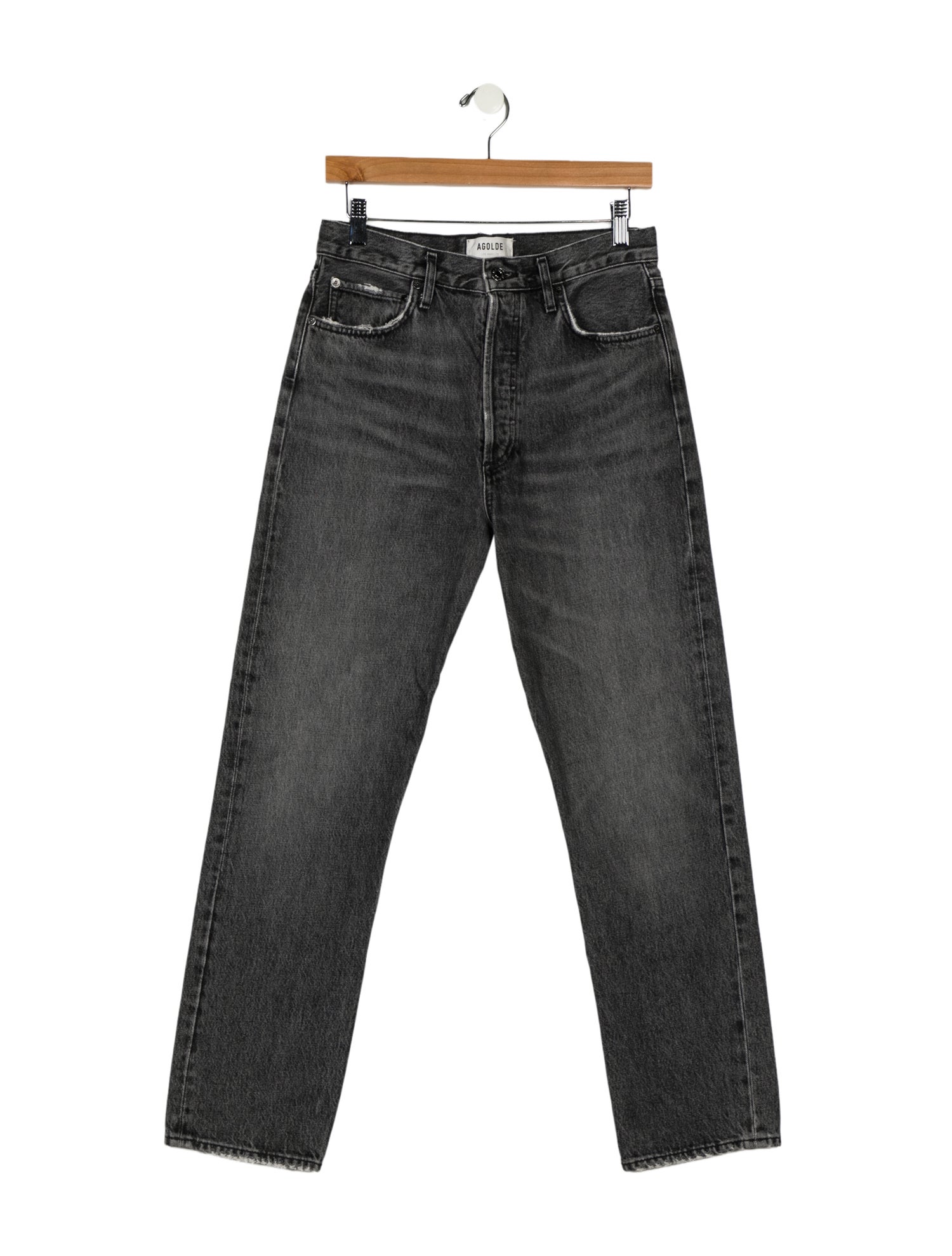 AGOLDE High-Rise Straight Leg Jeans