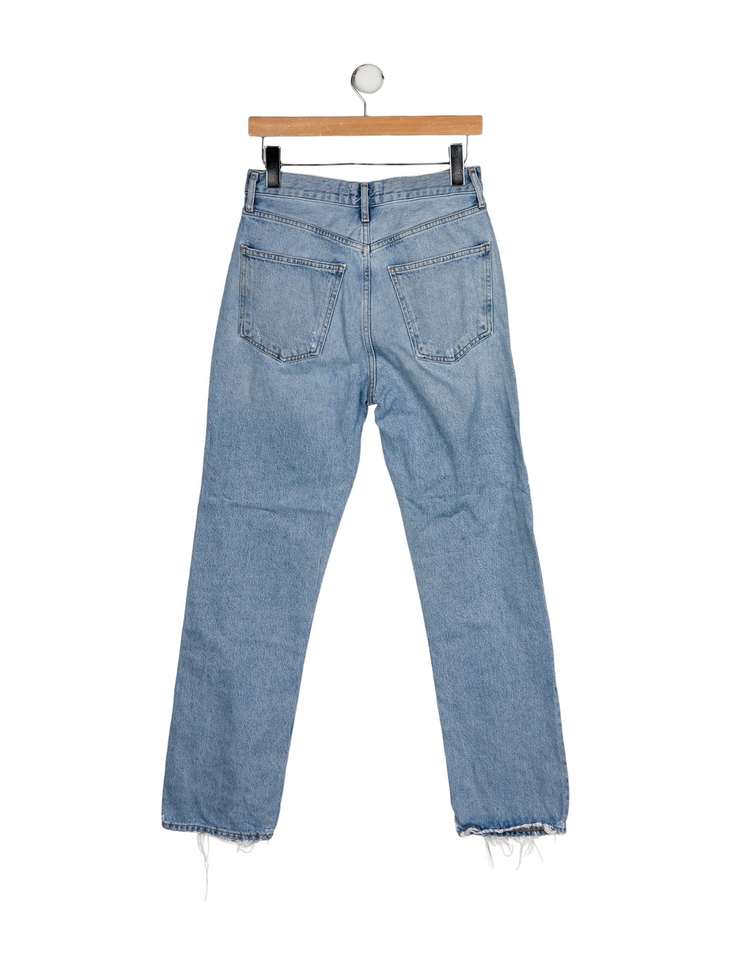 AGOLDE High-Rise Straight Leg Jeans
