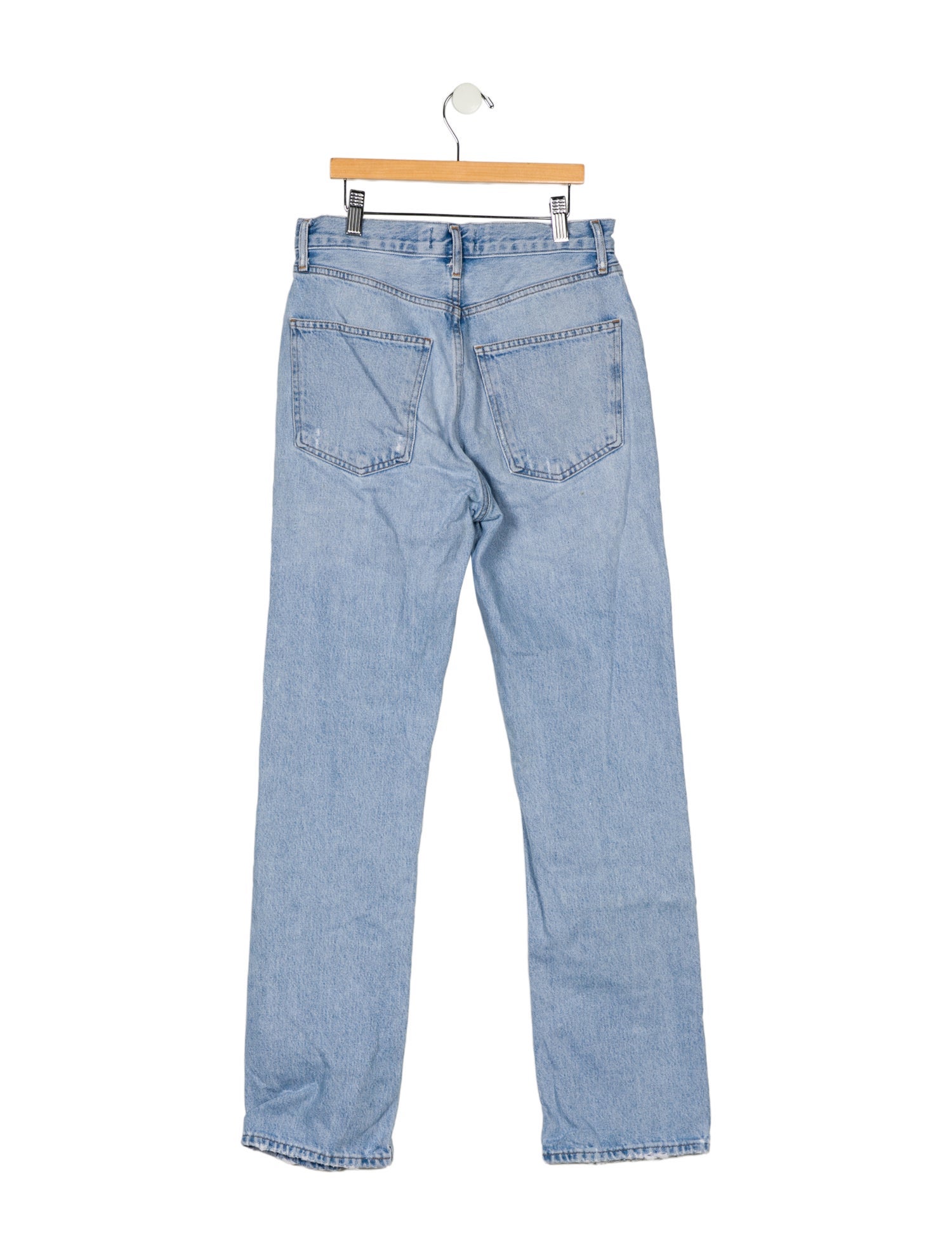 AGOLDE High-Rise Straight Leg Jeans