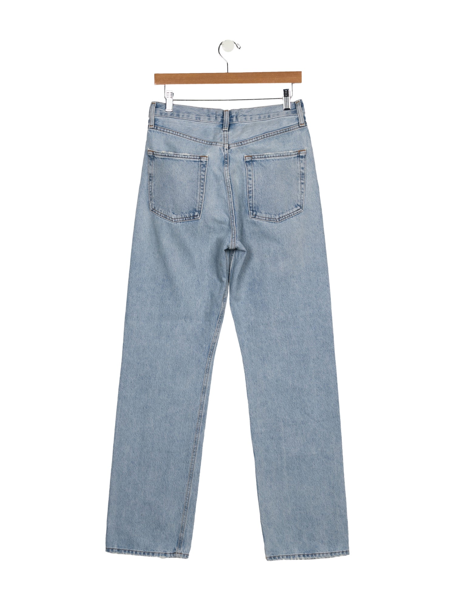 AGOLDE Mid-Rise Straight Leg Jeans