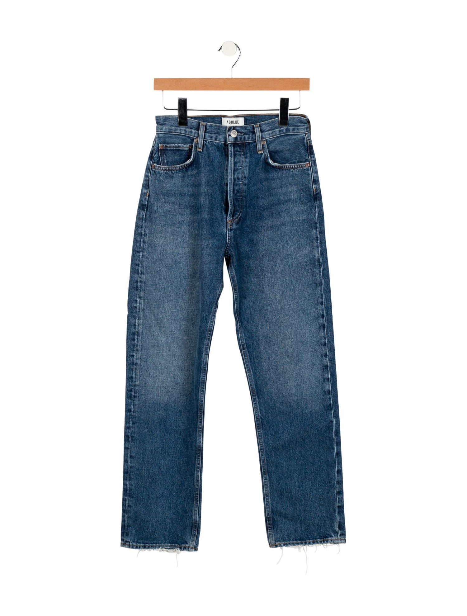 AGOLDE High-Rise Straight Leg Jeans