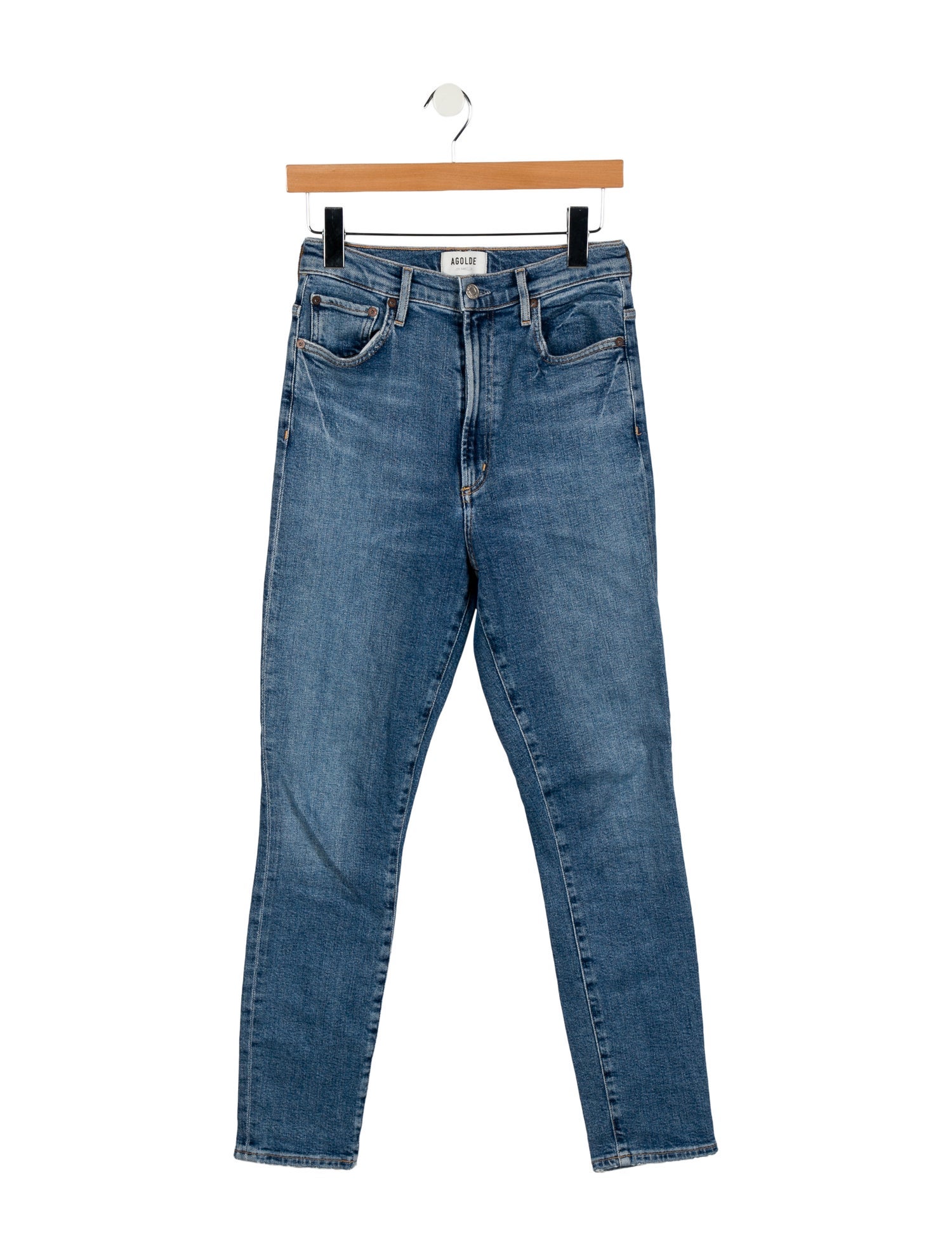AGOLDE High-Rise Straight Leg Jeans
