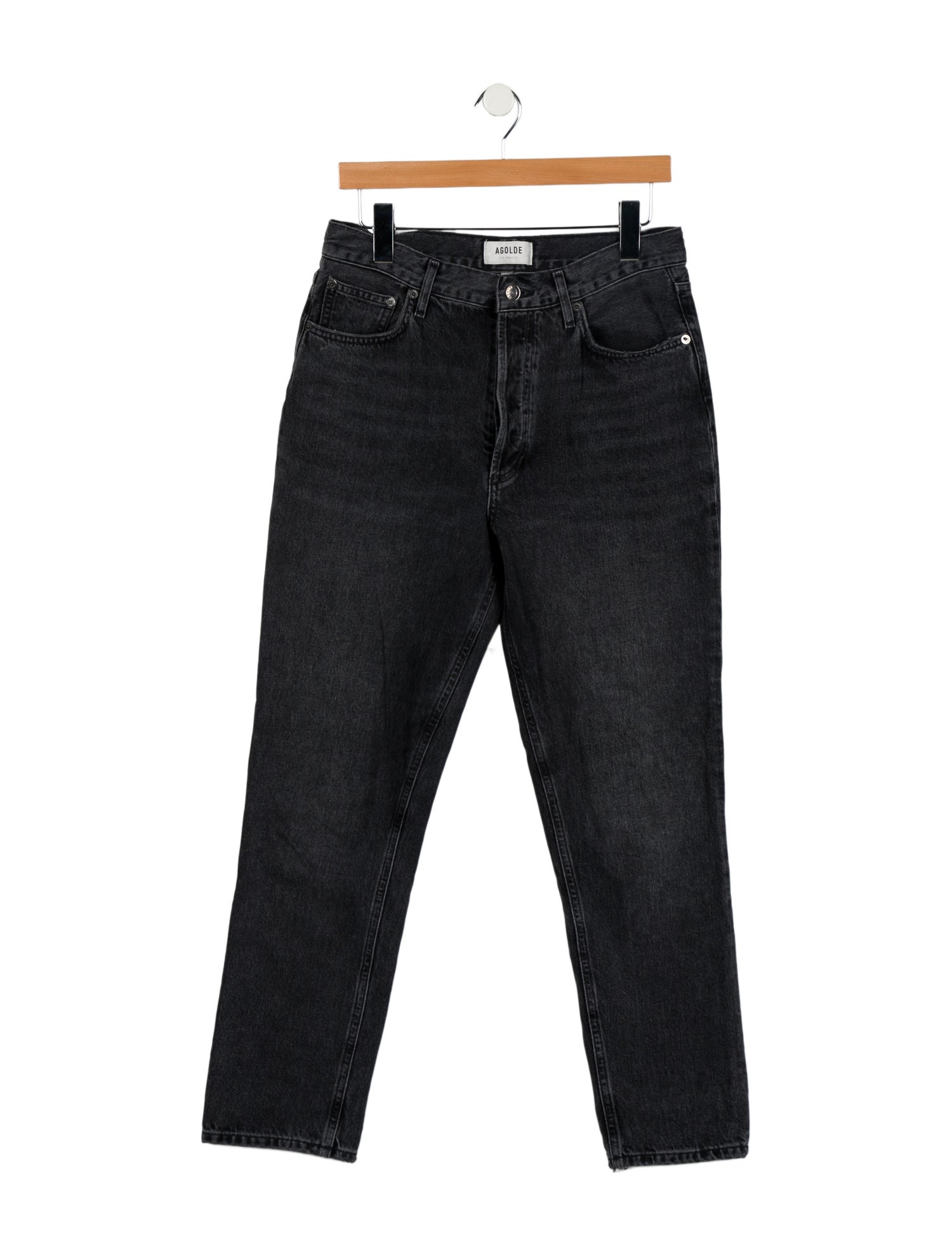 AGOLDE High-Rise Straight Leg Jeans