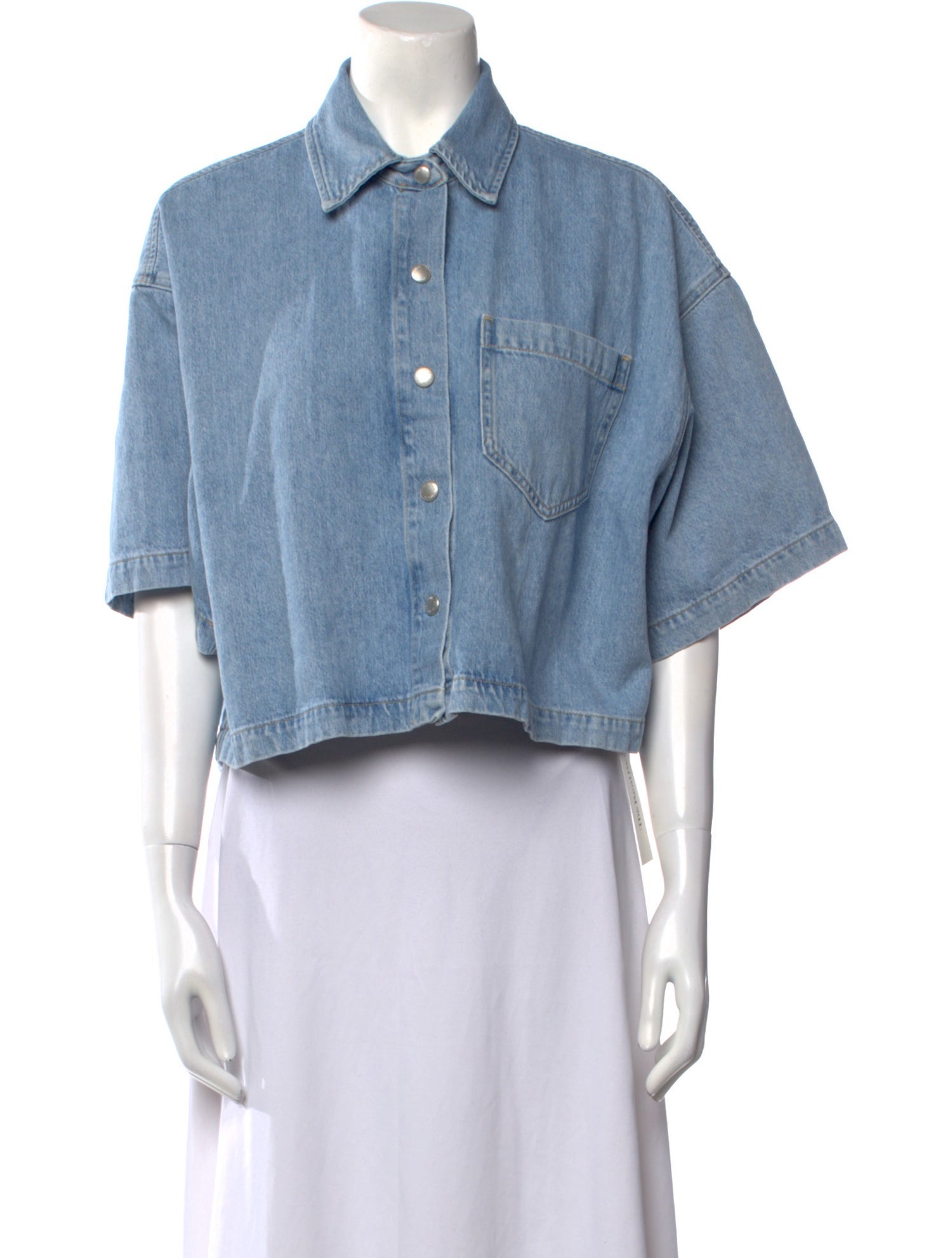 AGOLDE Short Sleeve Crop Top