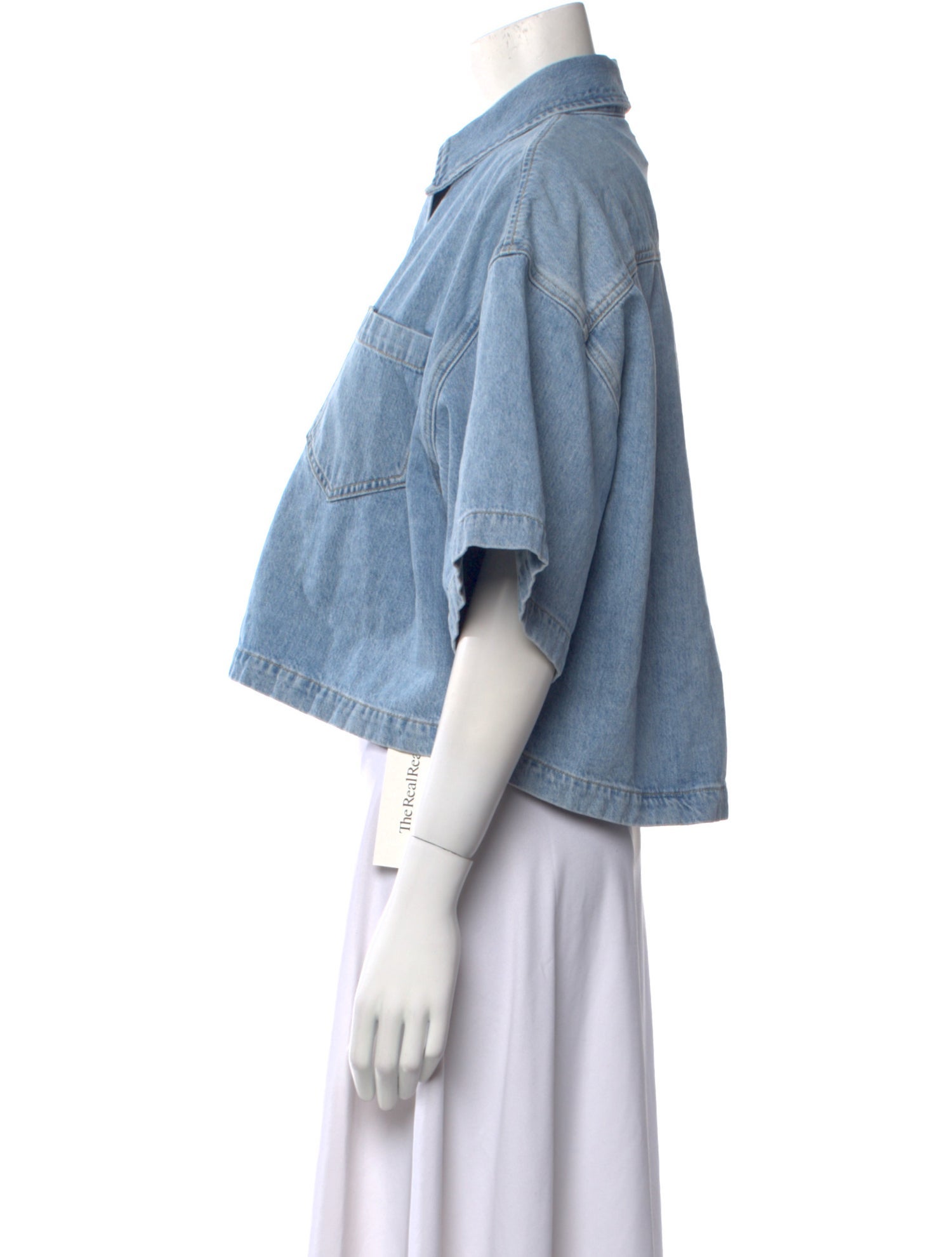 AGOLDE Short Sleeve Crop Top