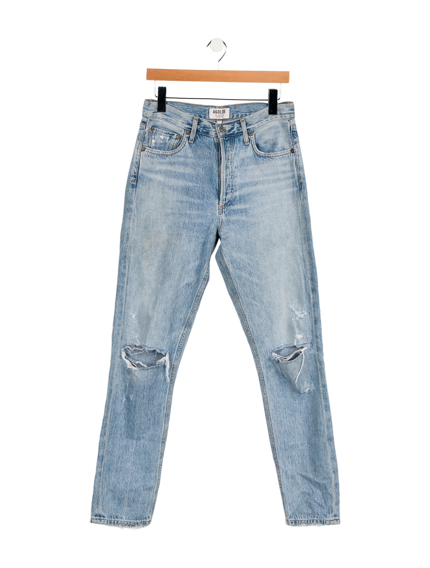 AGOLDE High-Rise Skinny Leg Jeans