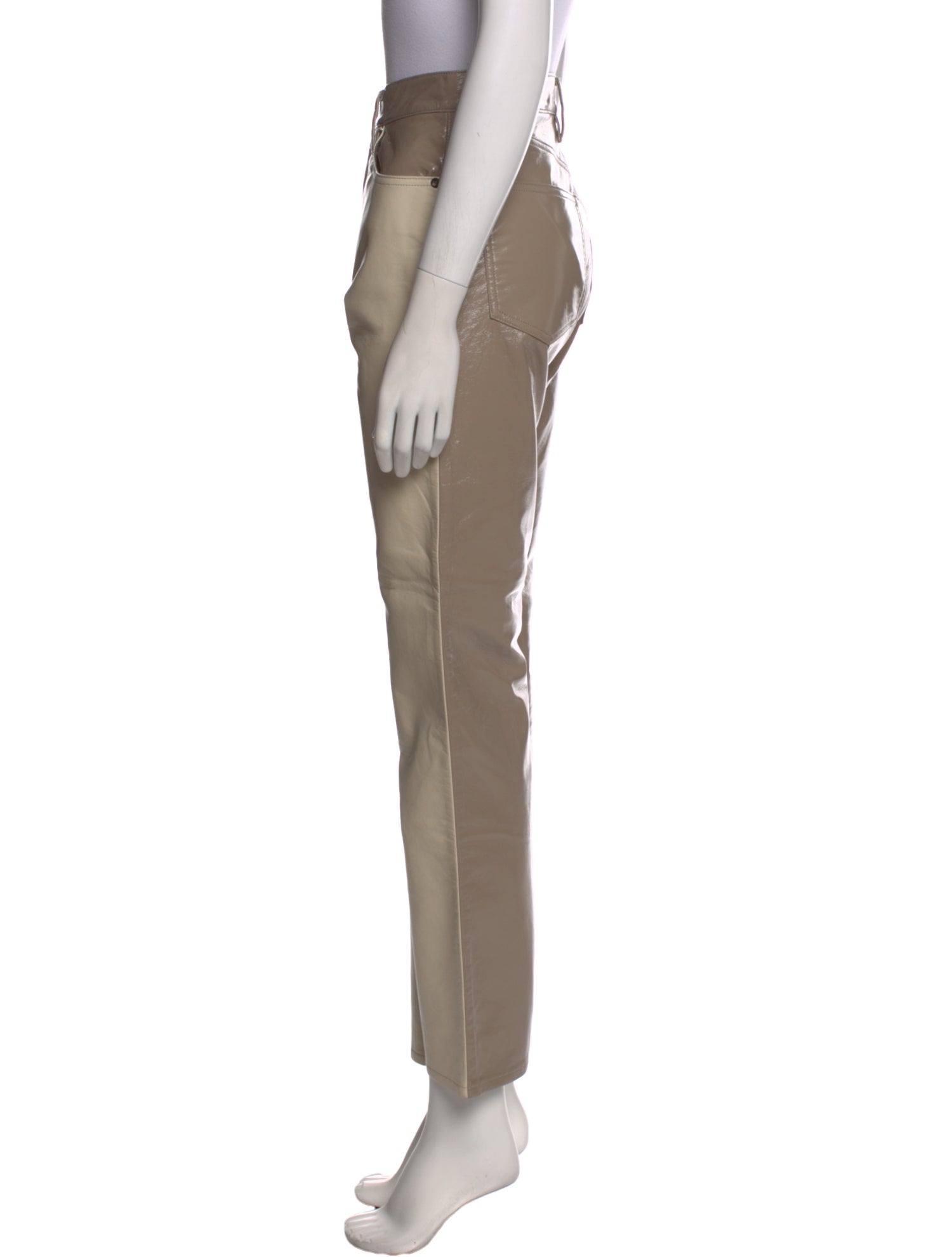 AGOLDE Colorblock Pattern Wide Leg Pants