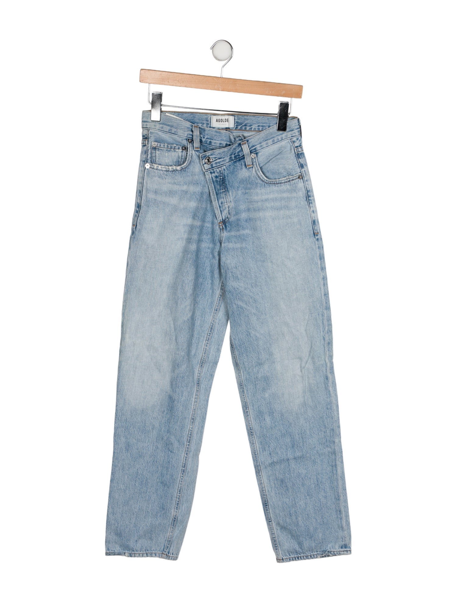 AGOLDE High-Rise Straight Leg Jeans