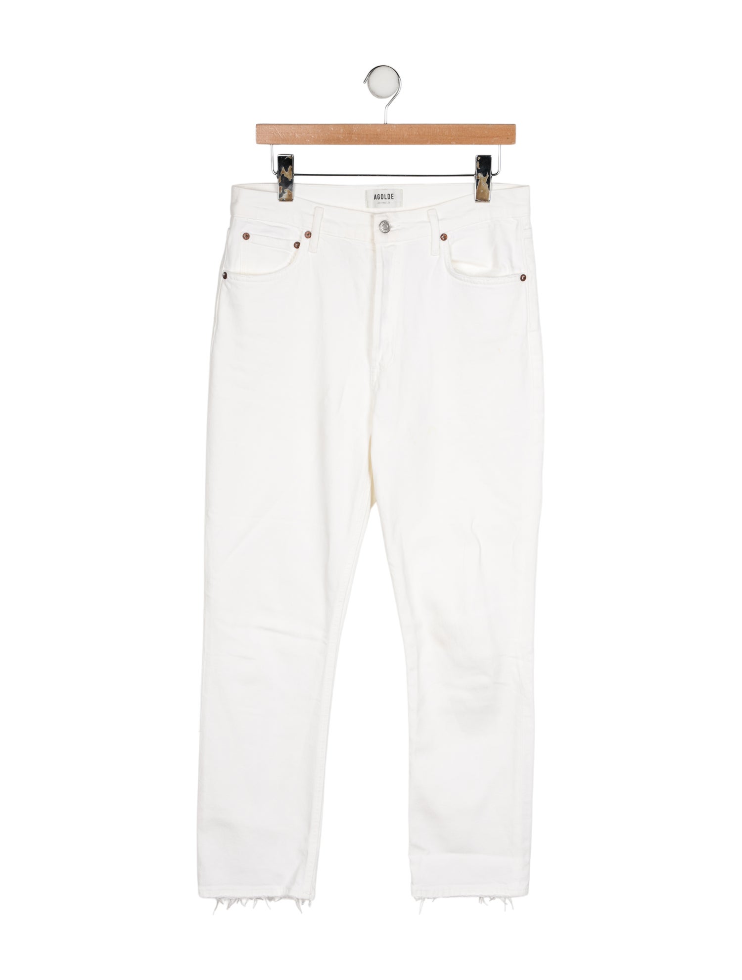 AGOLDE High-Rise Straight Leg Jeans