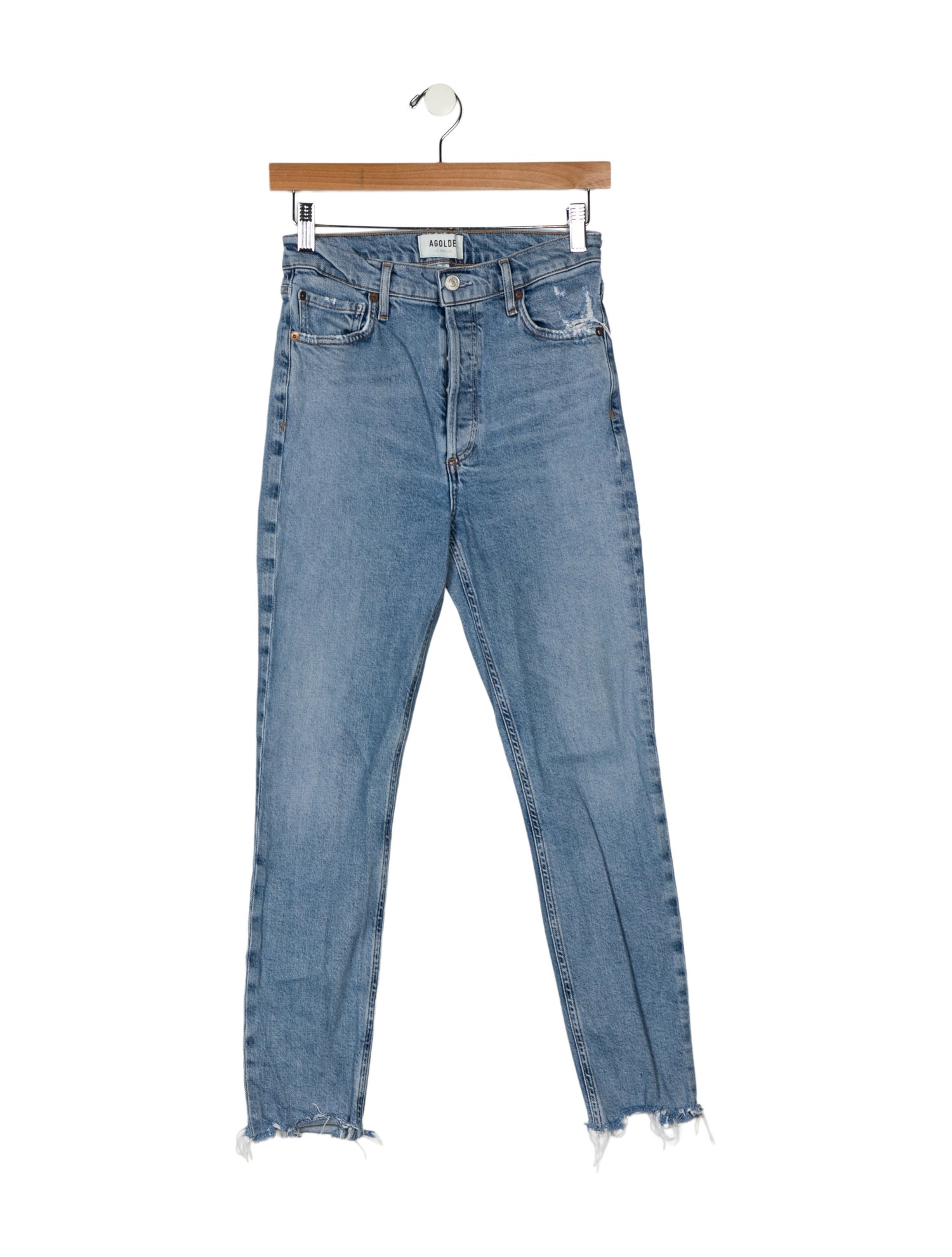 AGOLDE Mid-Rise Skinny Leg Jeans