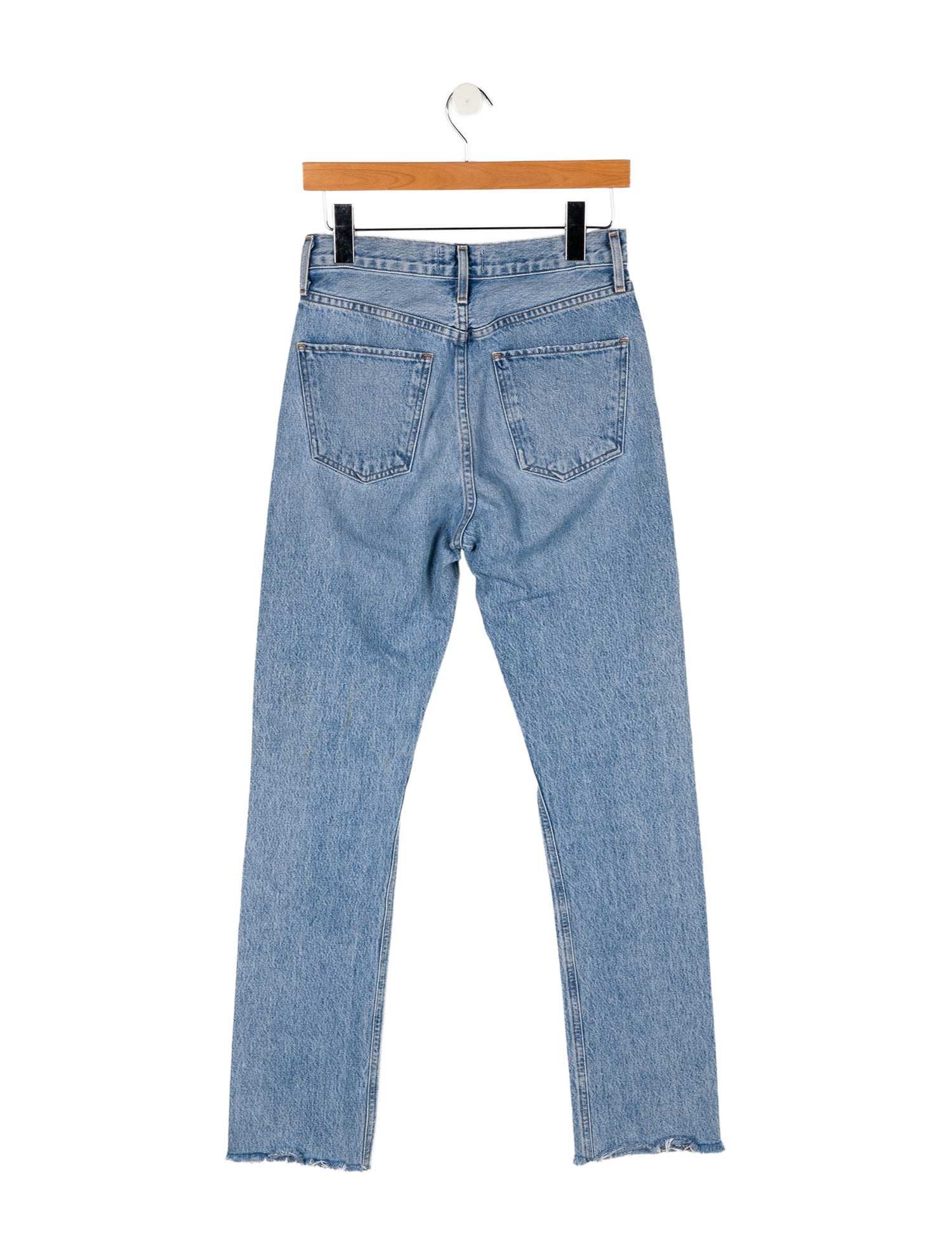AGOLDE Mid-Rise Straight Leg Jeans