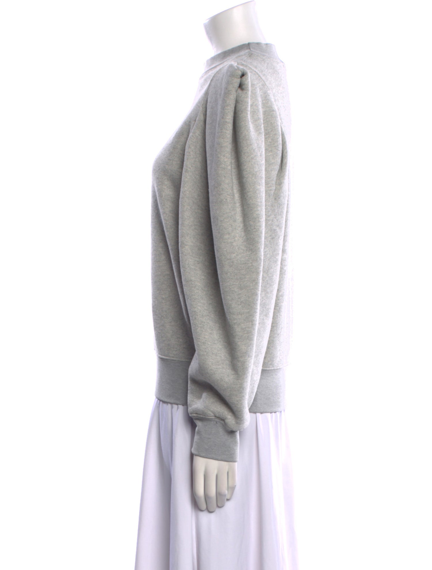 AGOLDE Mock Neck Long Sleeve Sweatshirt