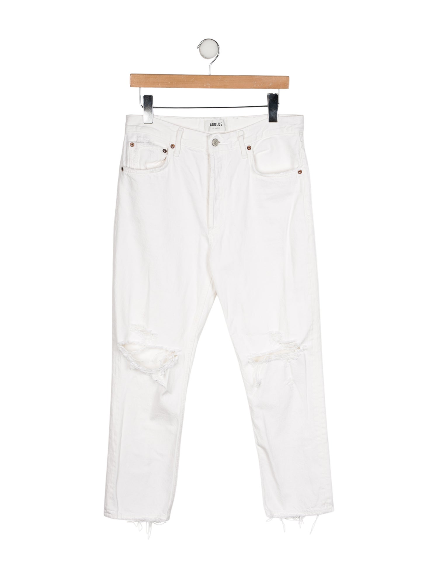AGOLDE High-Rise Straight Leg Jeans