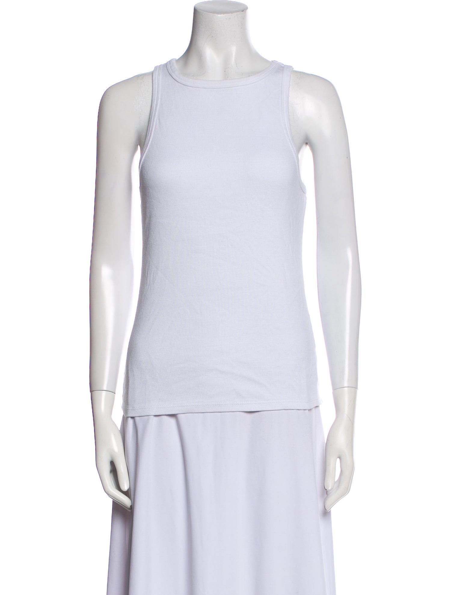 AGOLDE Crew Neck Sleeveless Top