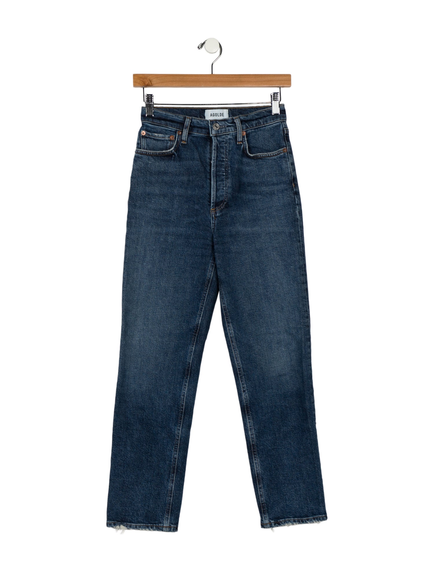 AGOLDE High-Rise Straight Leg Jeans