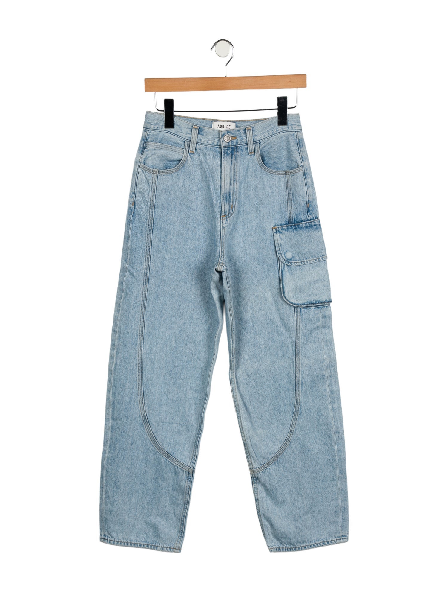 AGOLDE High-Rise Straight Leg Jeans