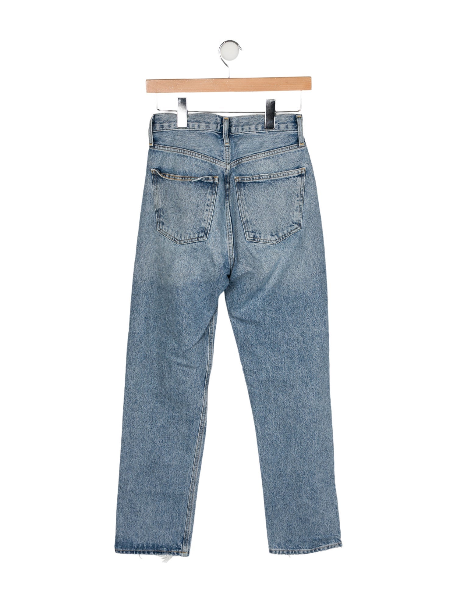 AGOLDE High-Rise Straight Leg Jeans