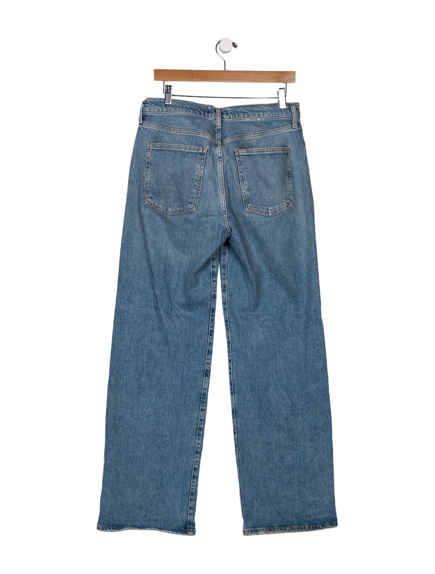 AGOLDE Mid-Rise Wide Leg Jeans