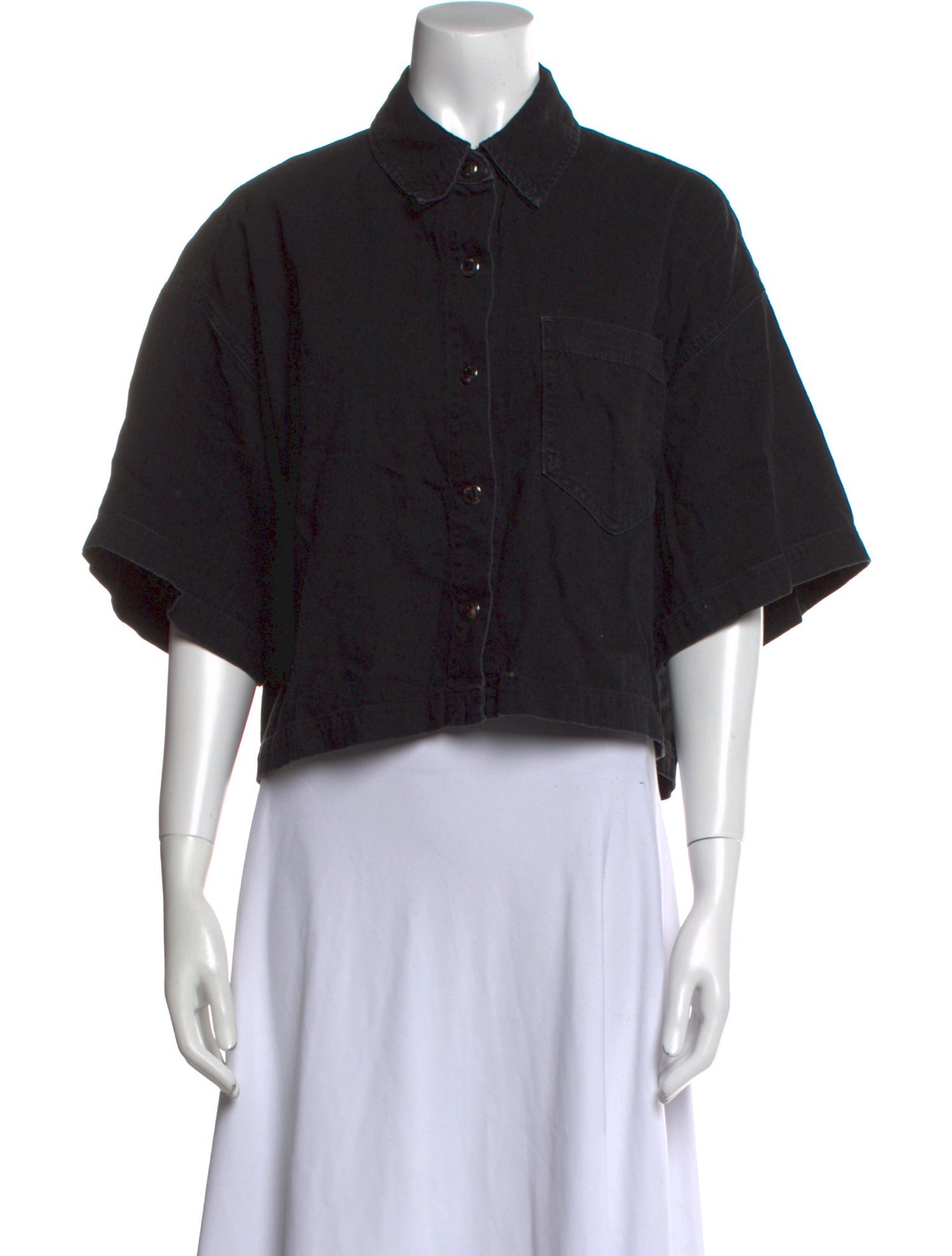 AGOLDE Short Sleeve Crop Top