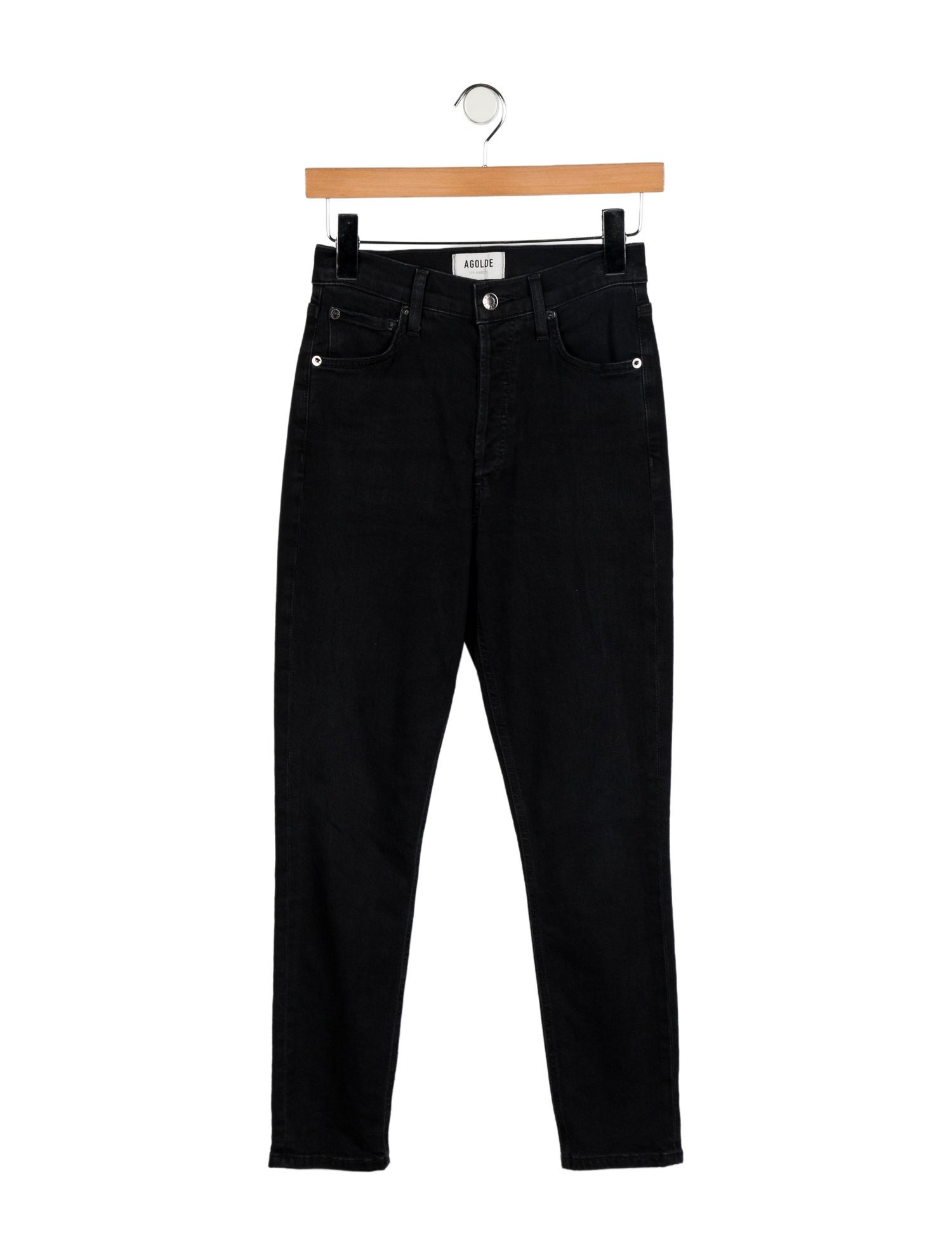 AGOLDE Mid-Rise Skinny Leg Jeans