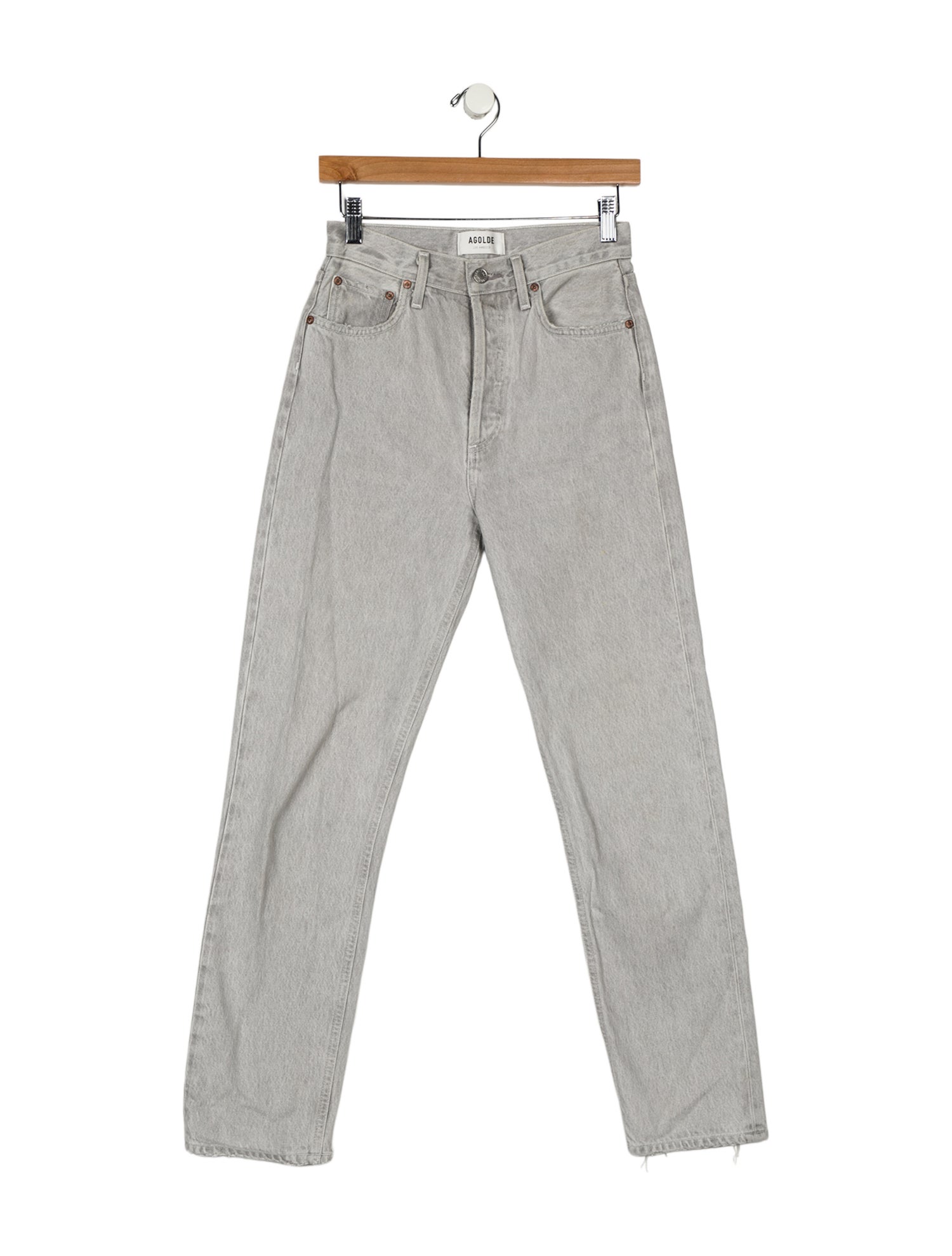 AGOLDE High-Rise Straight Leg Jeans