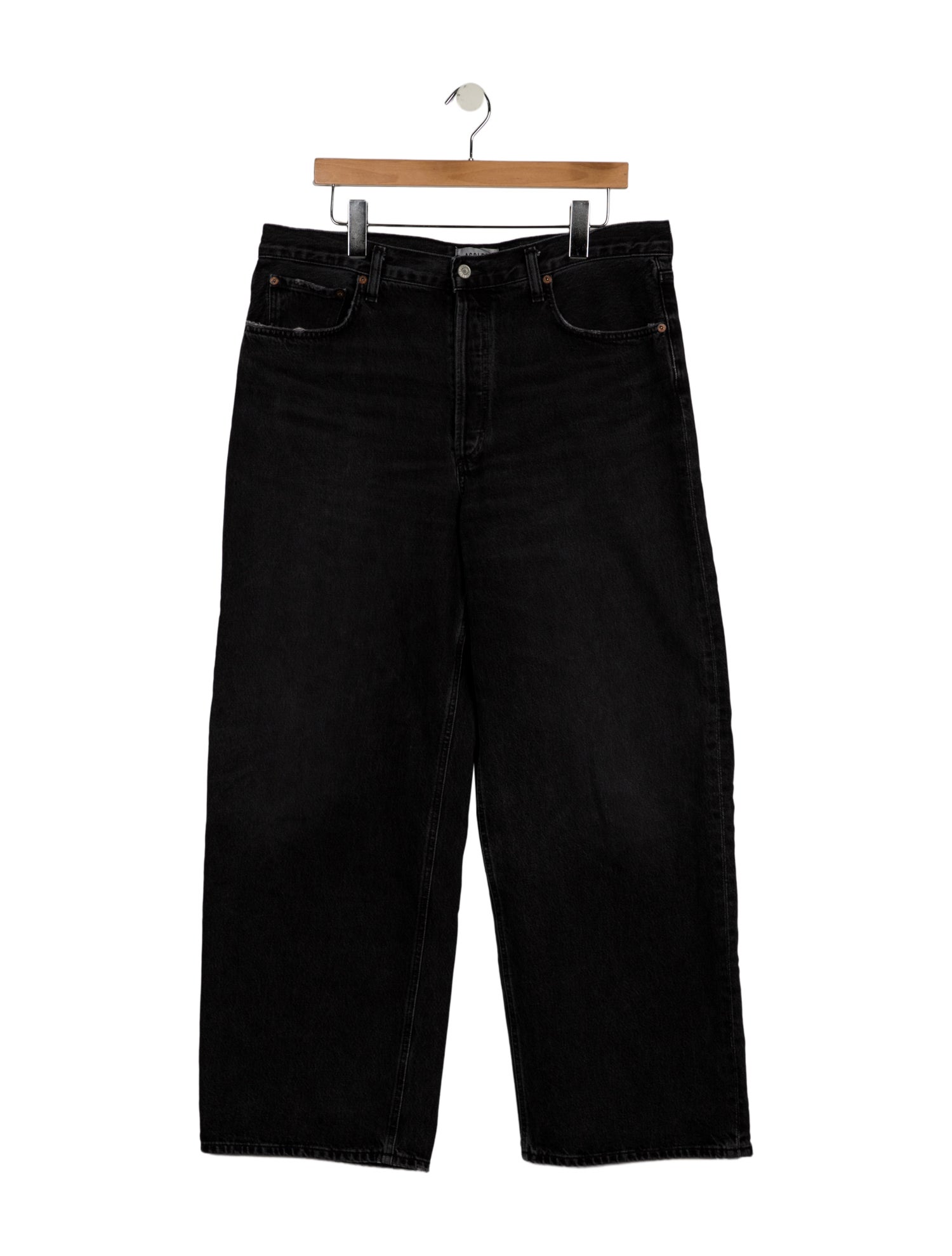 AGOLDE Mid-Rise Wide Leg Jeans