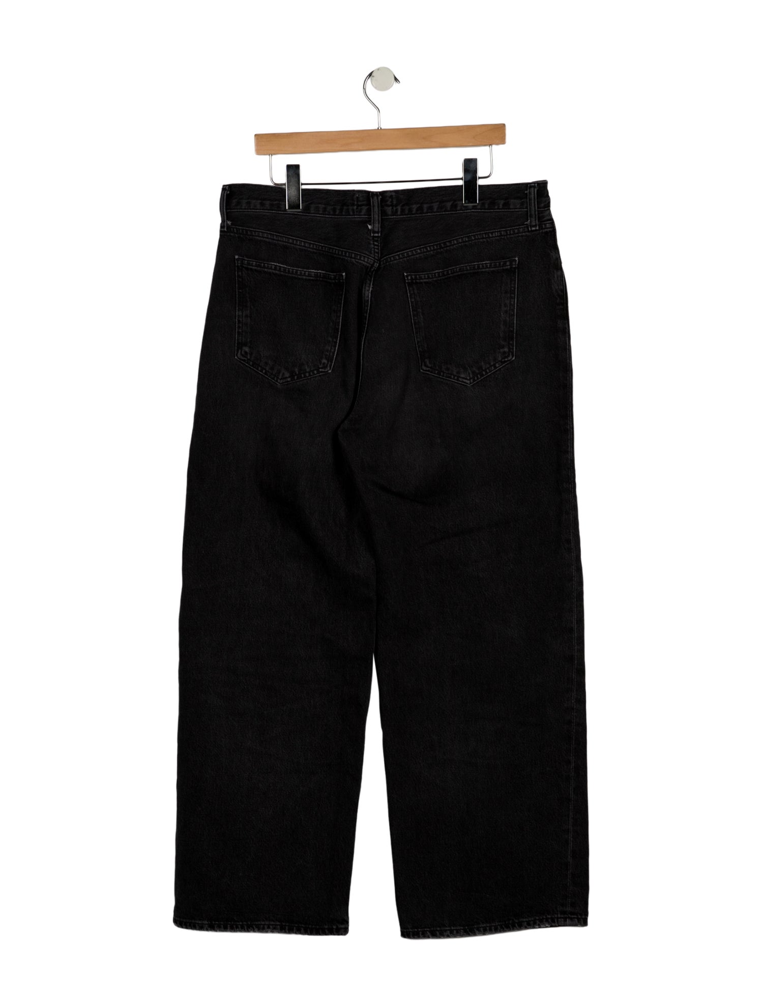 AGOLDE Mid-Rise Wide Leg Jeans