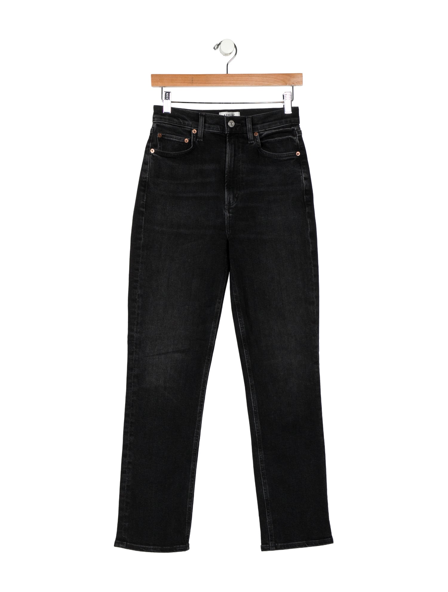 AGOLDE High-Rise Straight Leg Jeans
