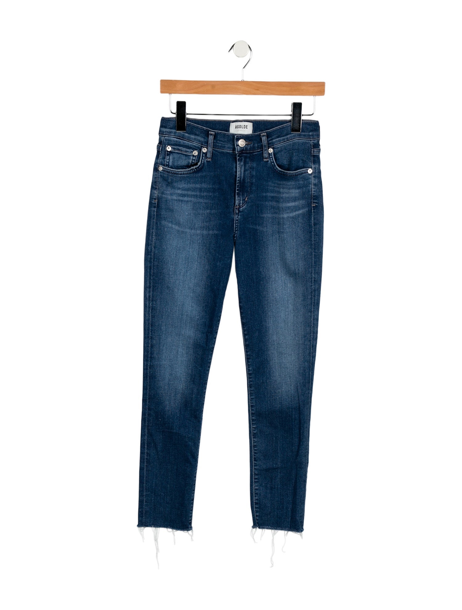 AGOLDE Mid-Rise Skinny Leg Jeans