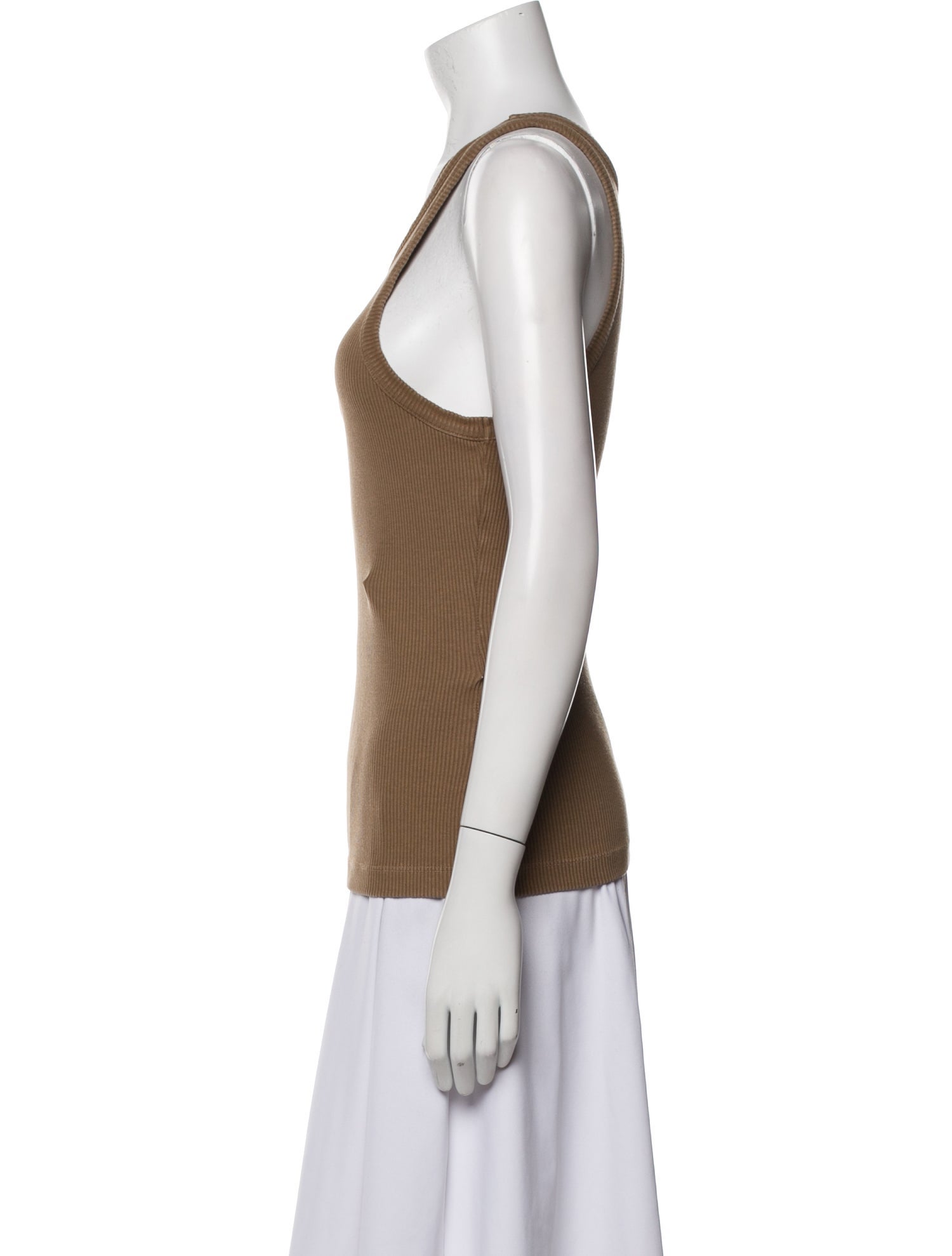 AGOLDE Scoop Neck Sleeveless Top