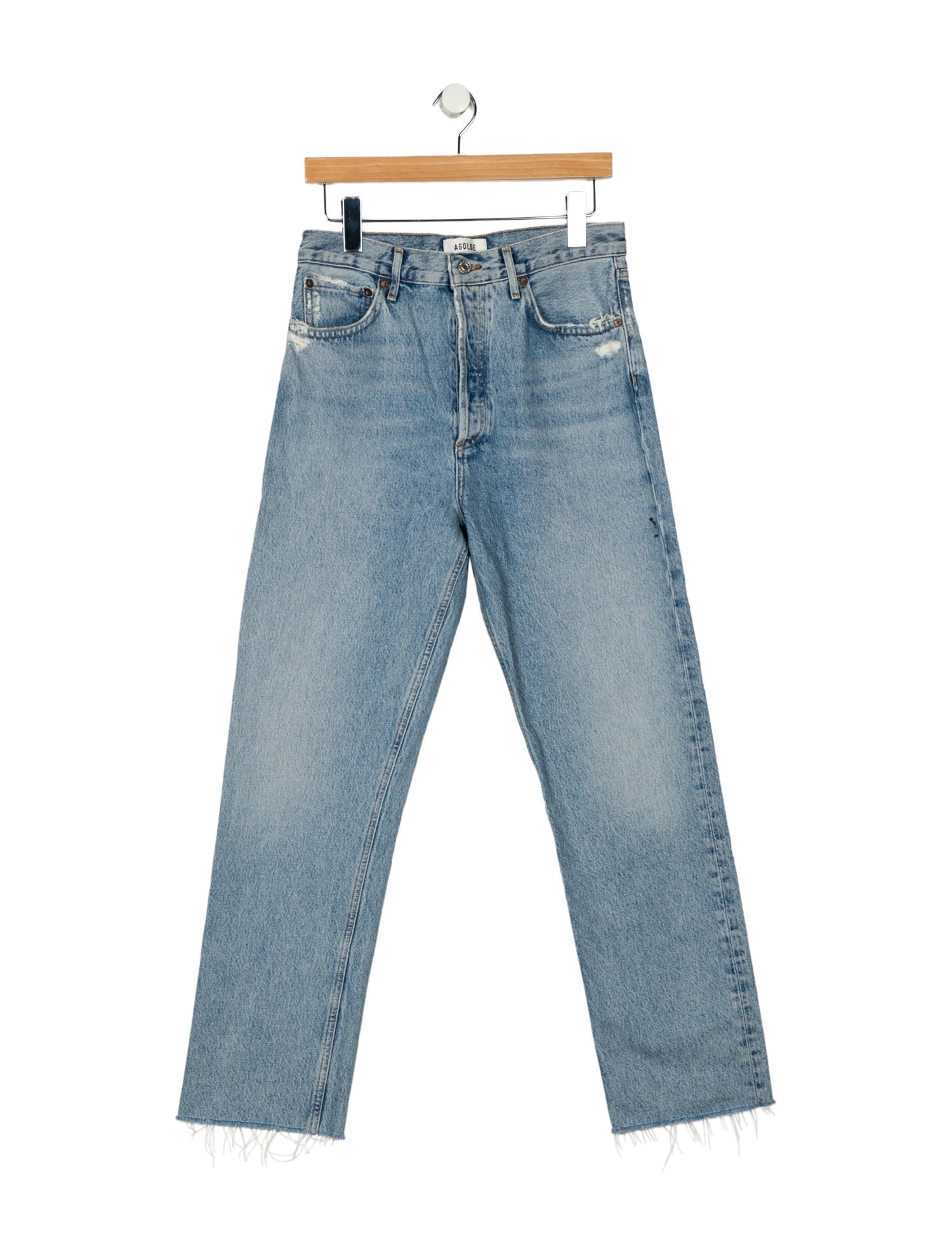 AGOLDE High-Rise Straight Leg Jeans