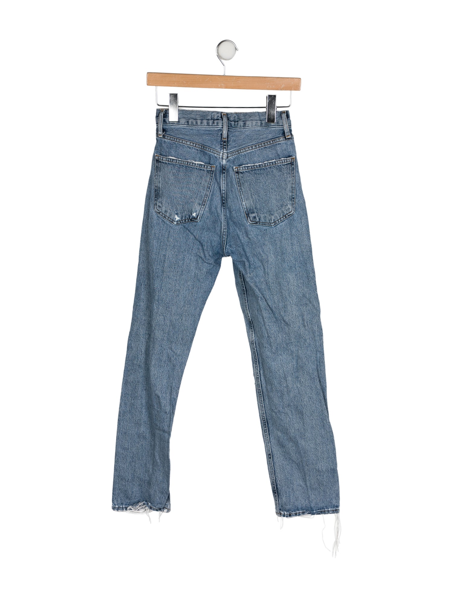 AGOLDE High-Rise Straight Leg Jeans