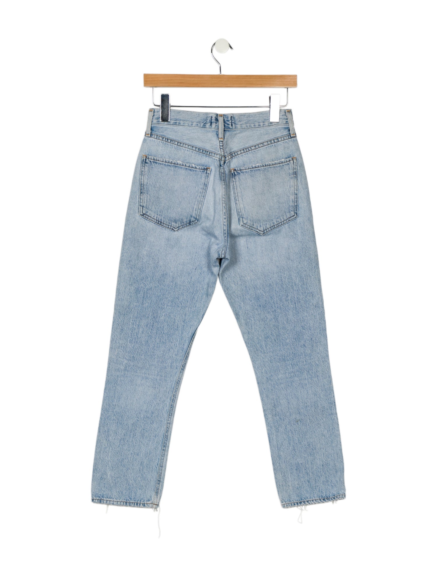 AGOLDE High-Rise Straight Leg Jeans