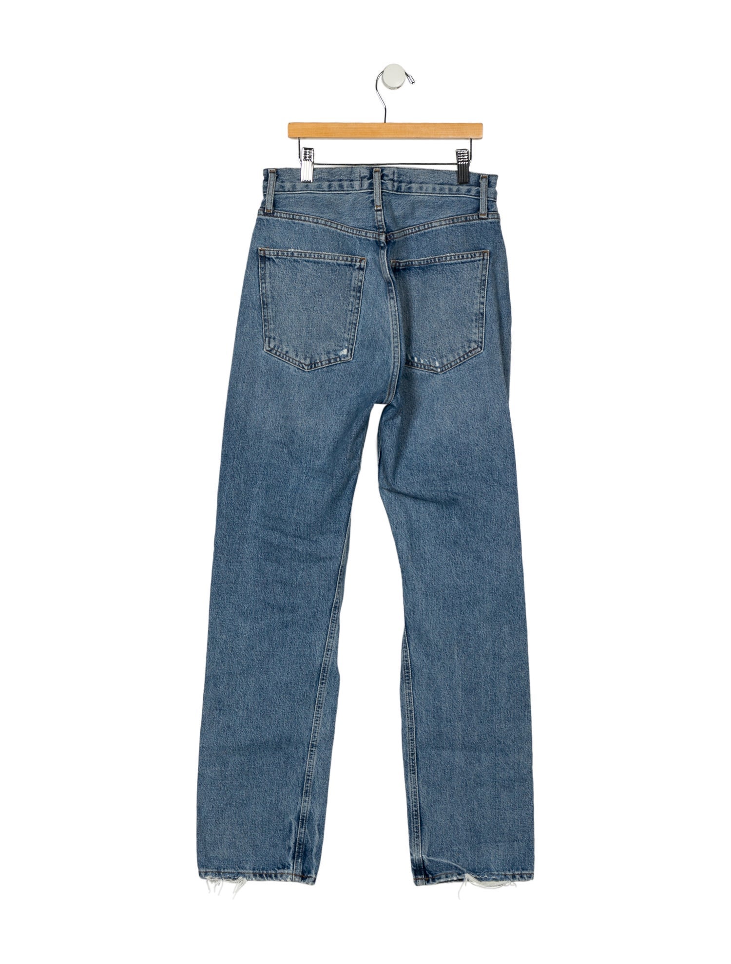 AGOLDE High-Rise Straight Leg Jeans