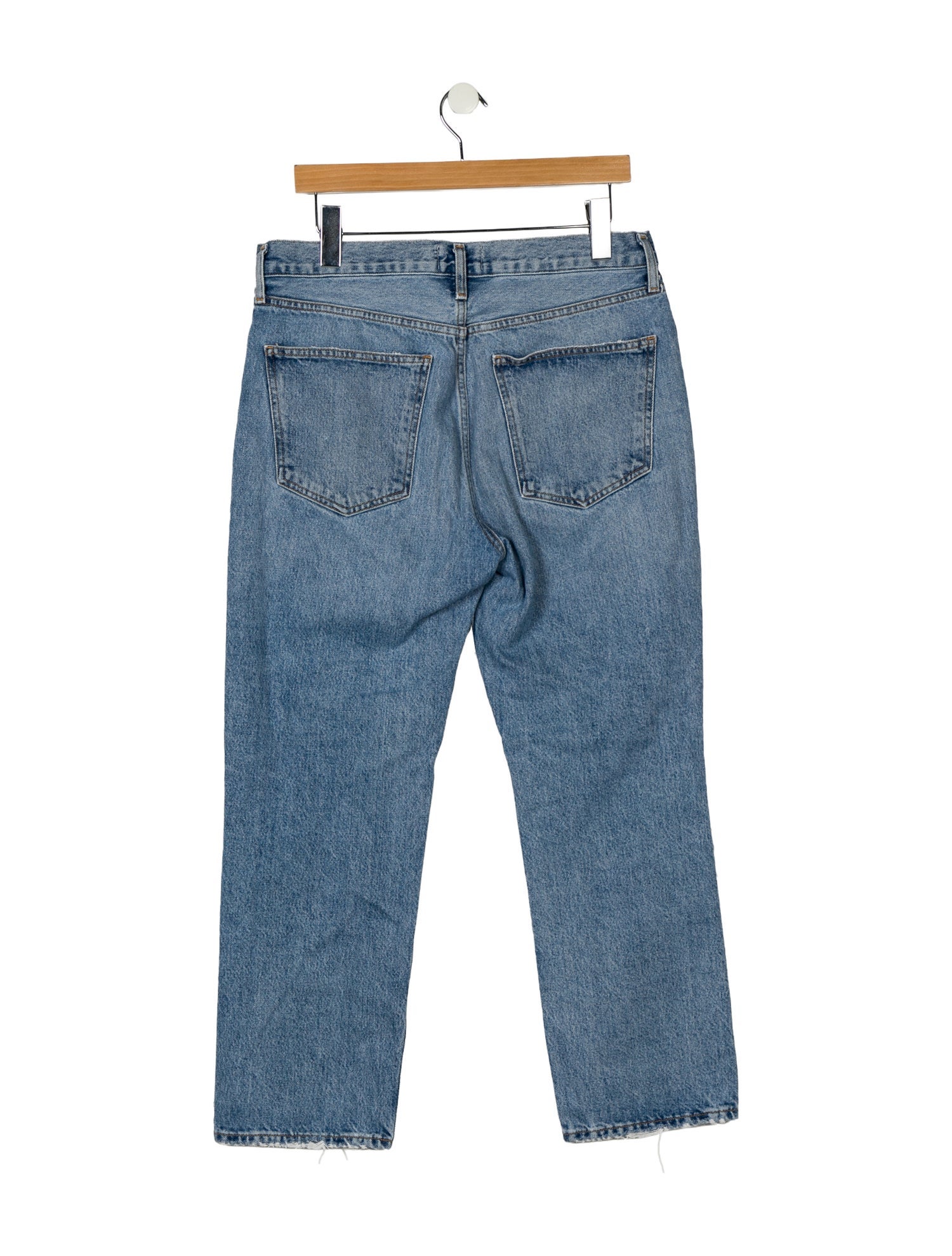 AGOLDE High-Rise Straight Leg Jeans