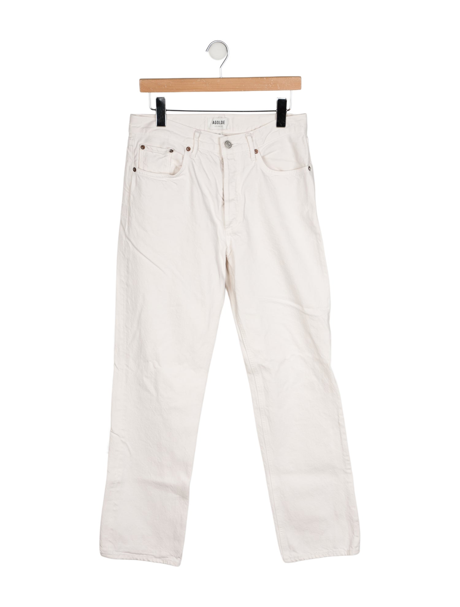 AGOLDE High-Rise Straight Leg Jeans