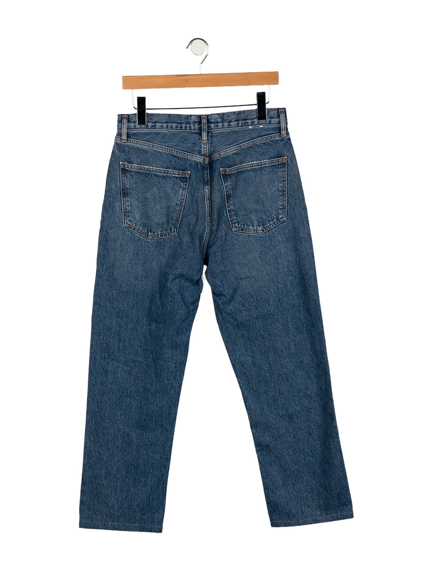 AGOLDE High-Rise Straight Leg Jeans