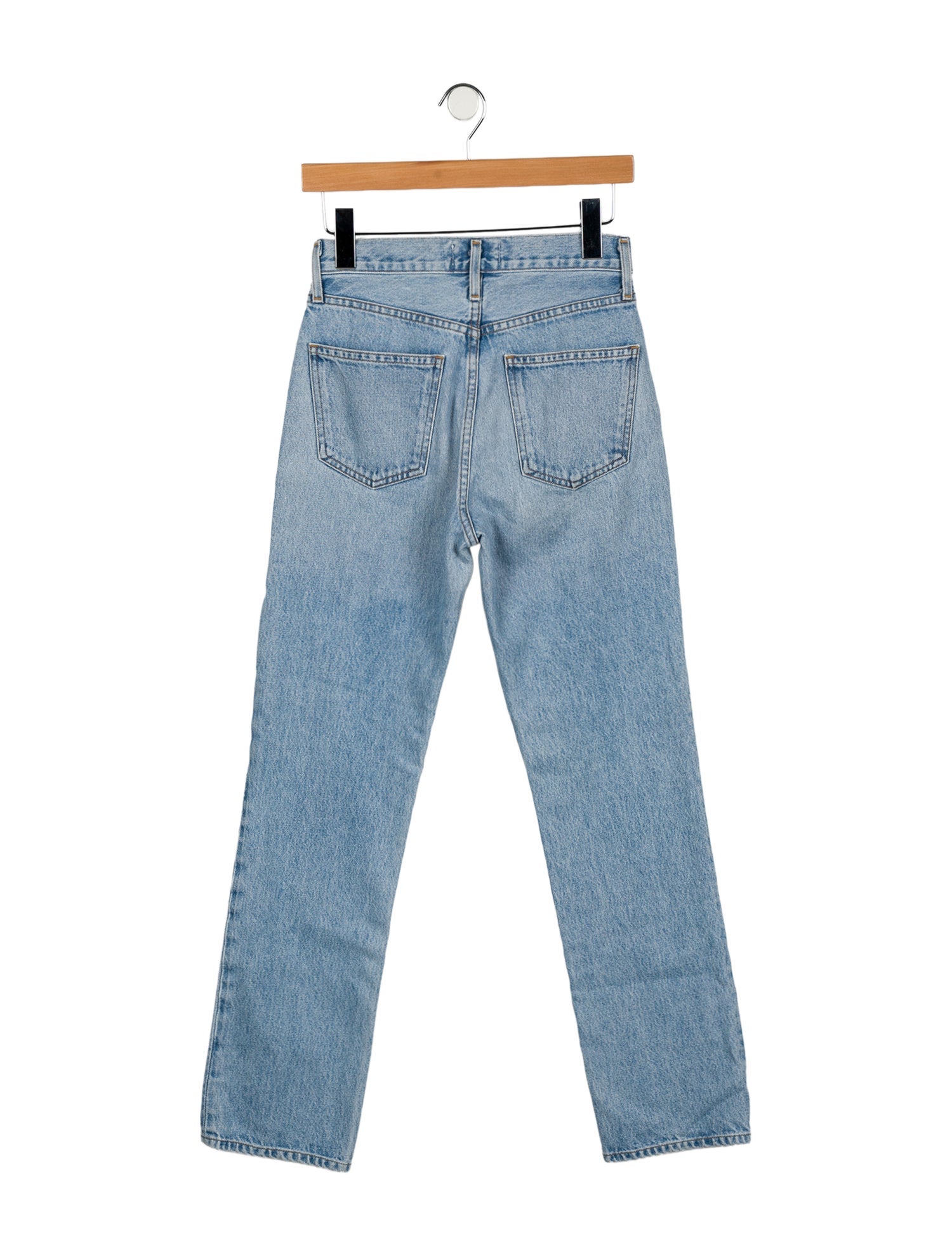 AGOLDE High-Rise Straight Leg Jeans