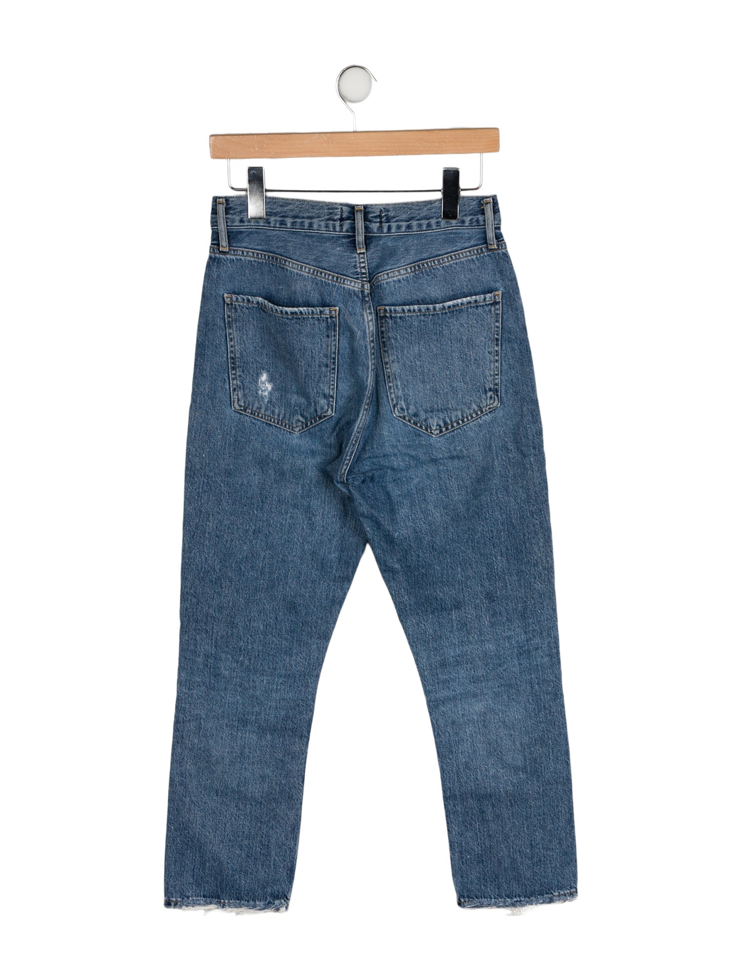 AGOLDE High-Rise Straight Leg Jeans