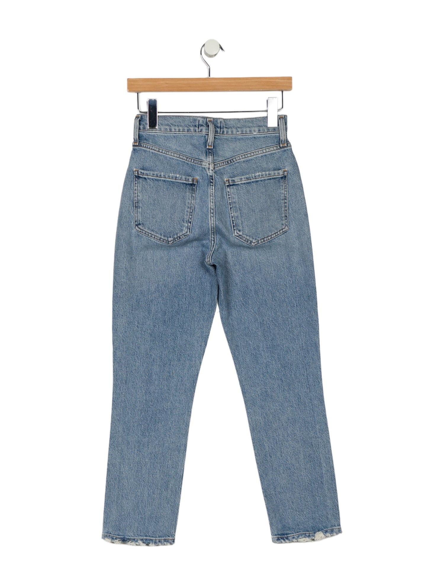 AGOLDE High-Rise Straight Leg Jeans