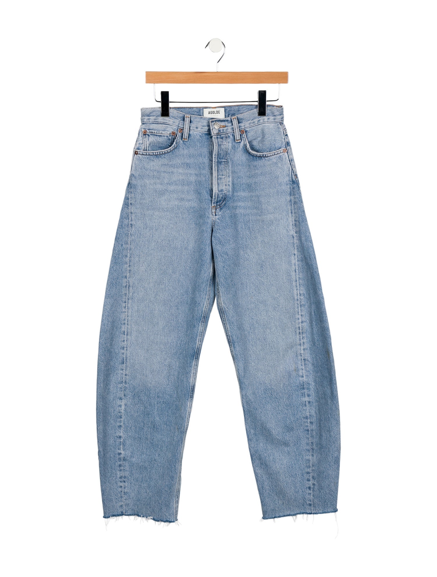 AGOLDE High-Rise Straight Leg Jeans