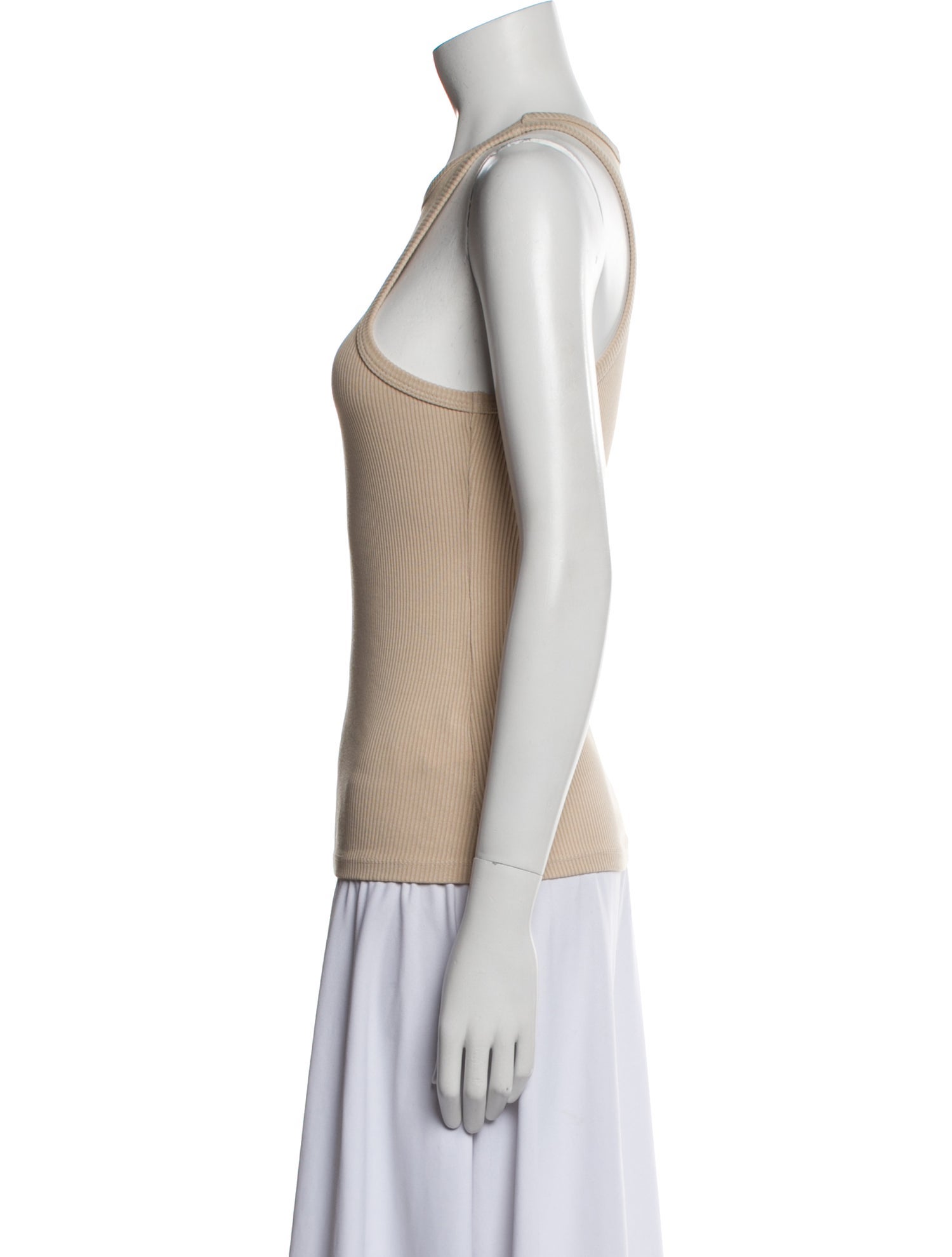 AGOLDE Crew Neck Sleeveless Top