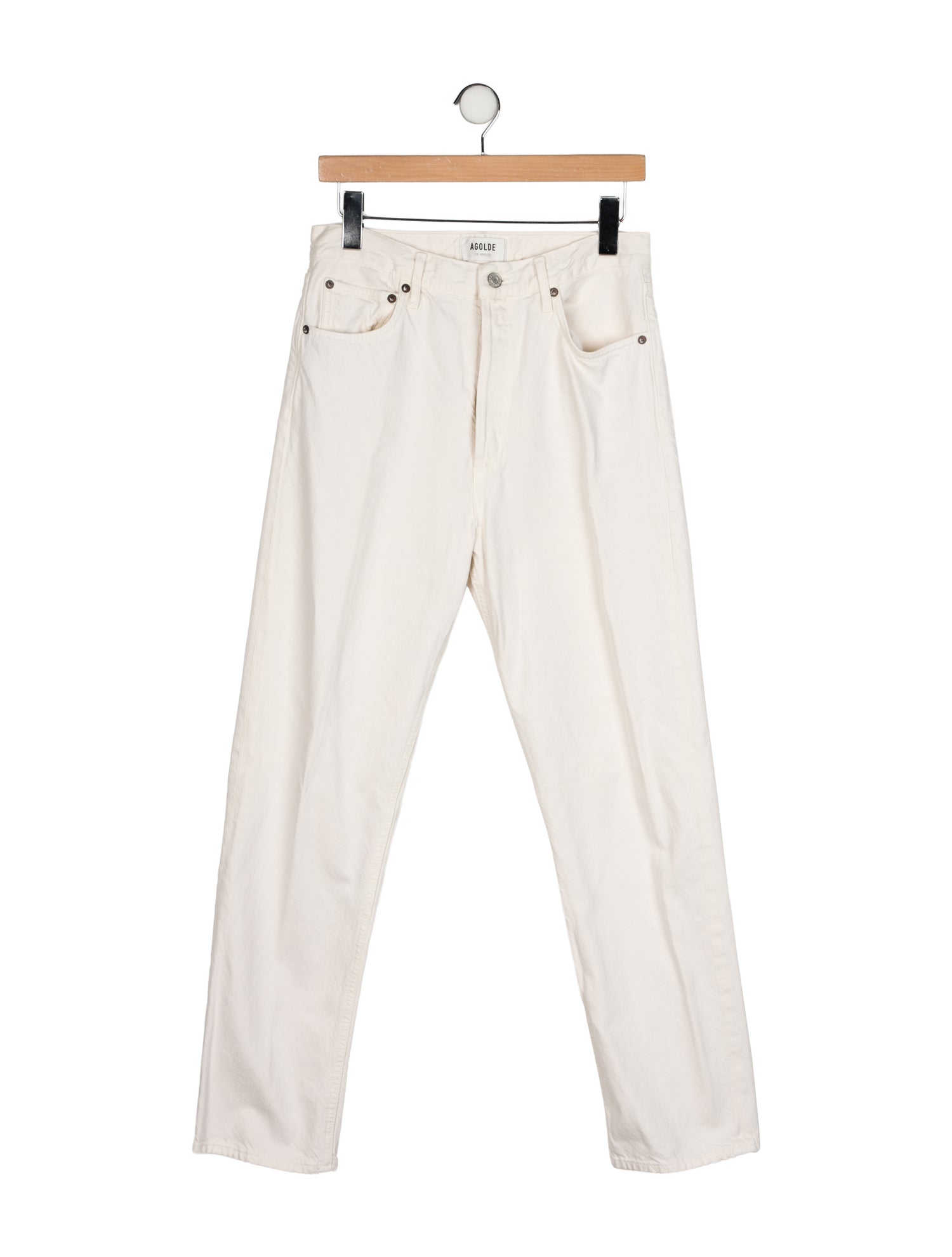 AGOLDE High-Rise Straight Leg Jeans