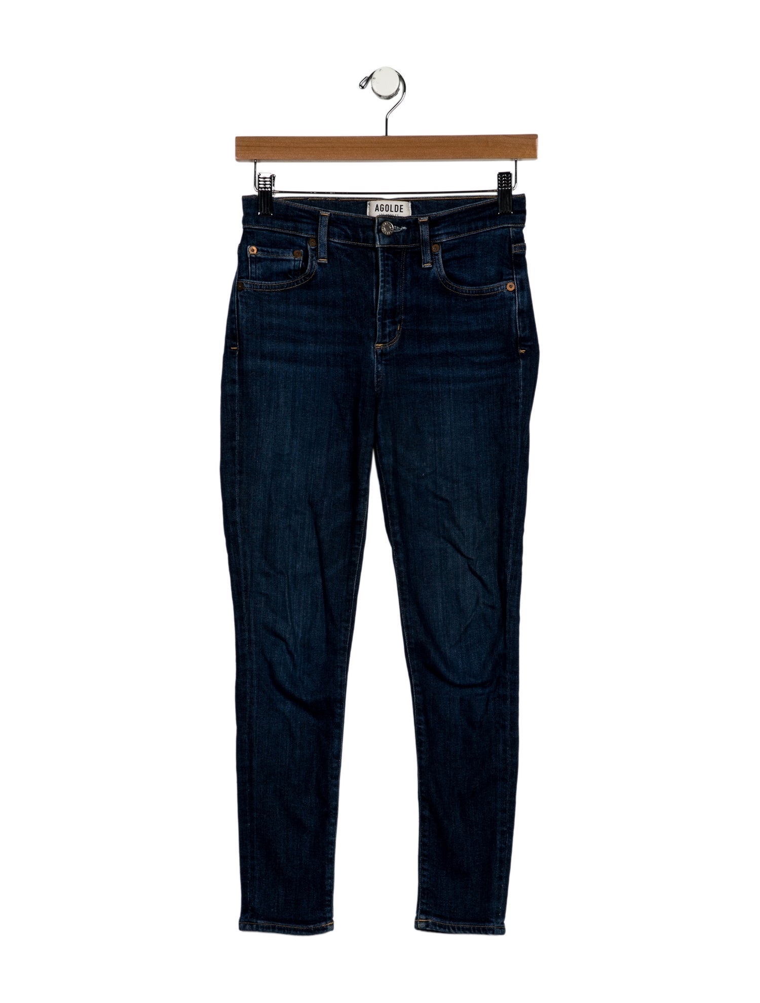 AGOLDE High-Rise Skinny Leg Jeans