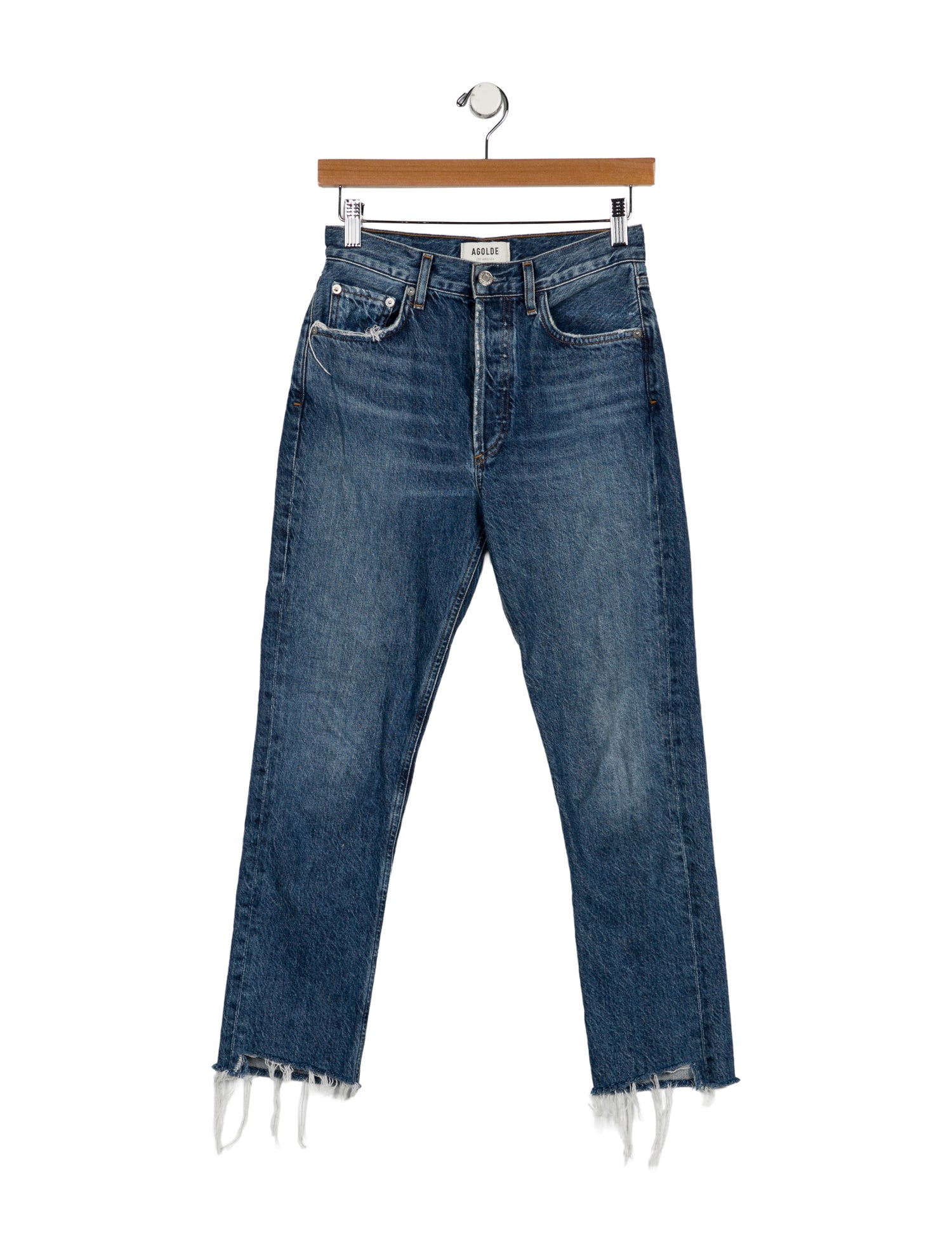 AGOLDE Mid-Rise Skinny Leg Jeans